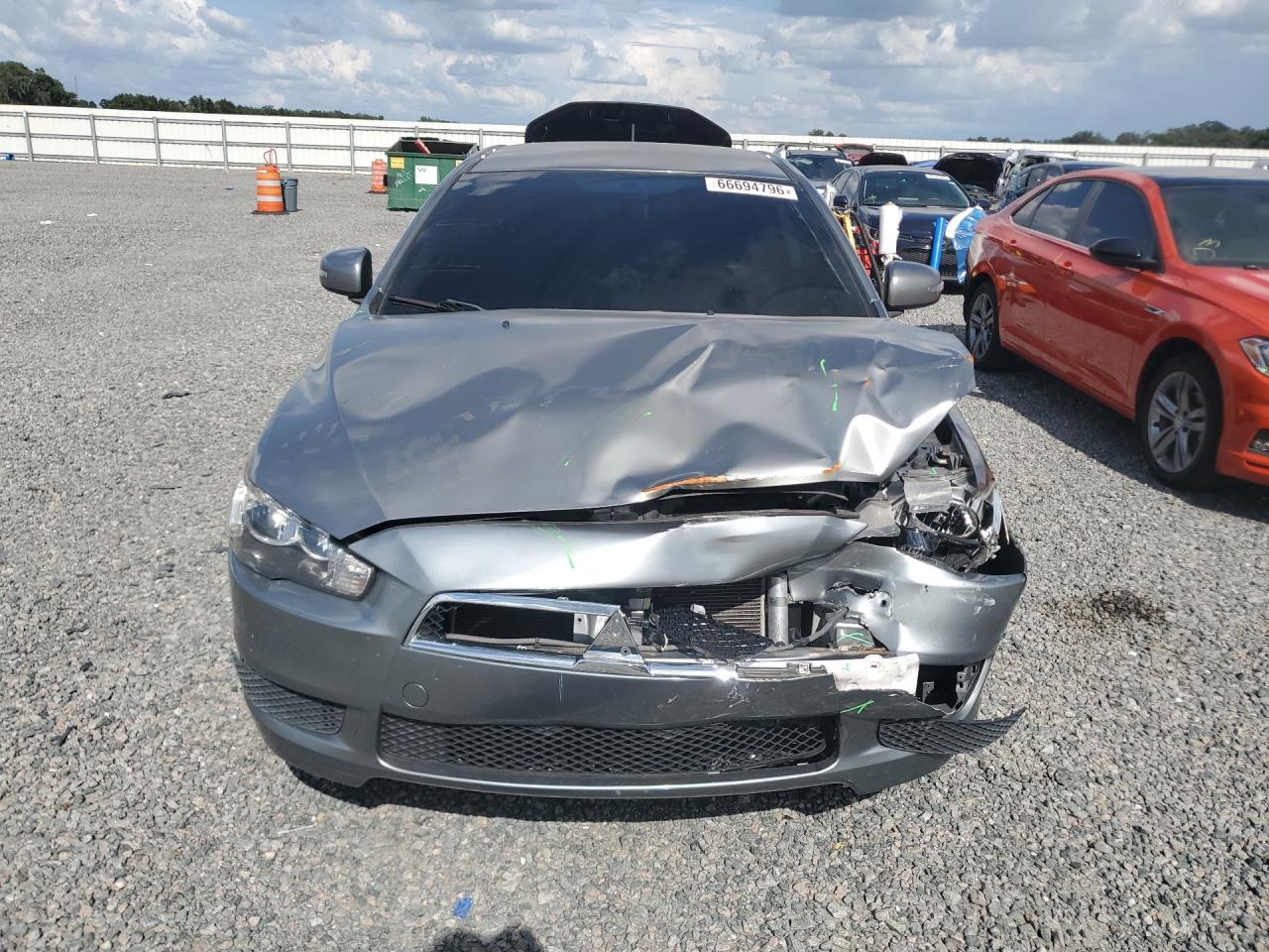 2015 Mitsubishi Lancer Es Gray vin: JA32U2FU7FU001505