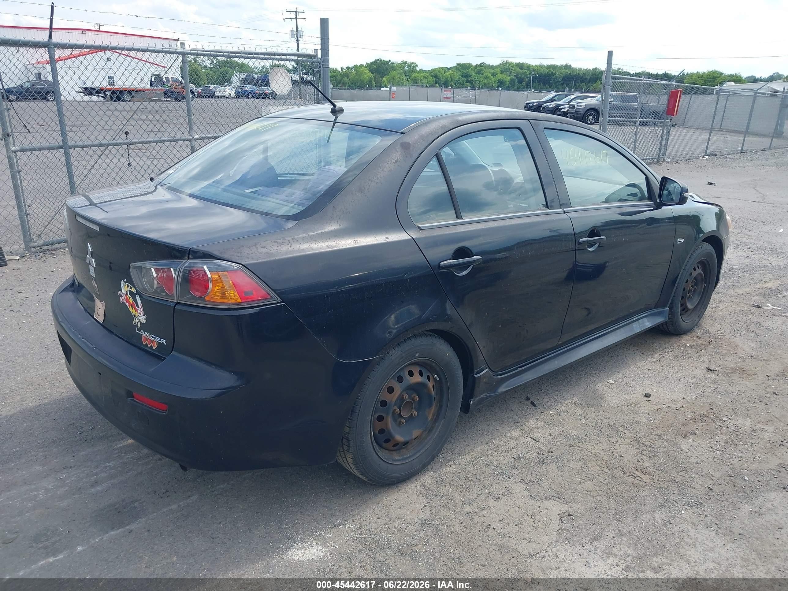 2015 Mitsubishi Lancer Es Black vin: JA32U2FU7FU007191
