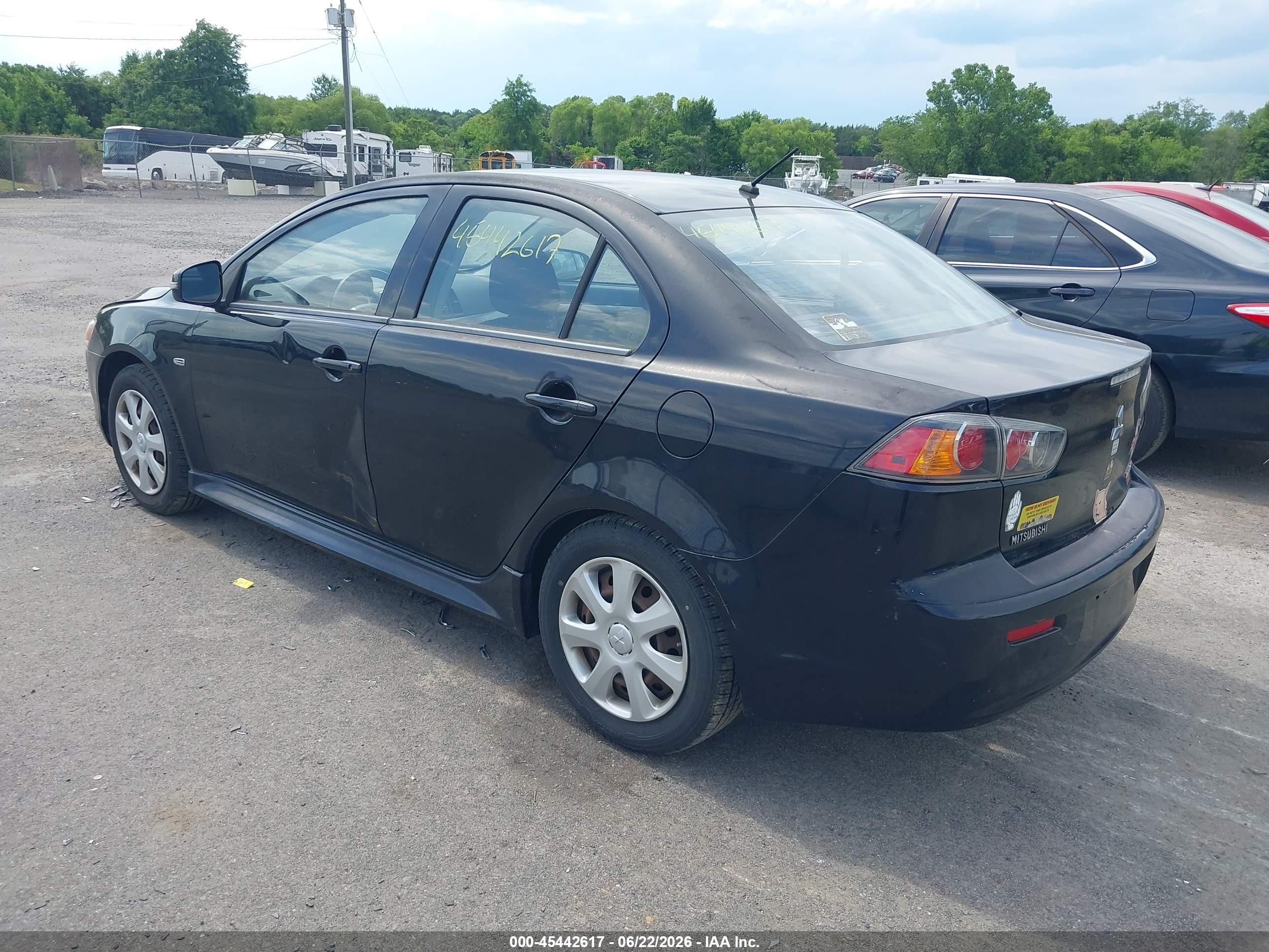 2015 Mitsubishi Lancer Es Black vin: JA32U2FU7FU007191