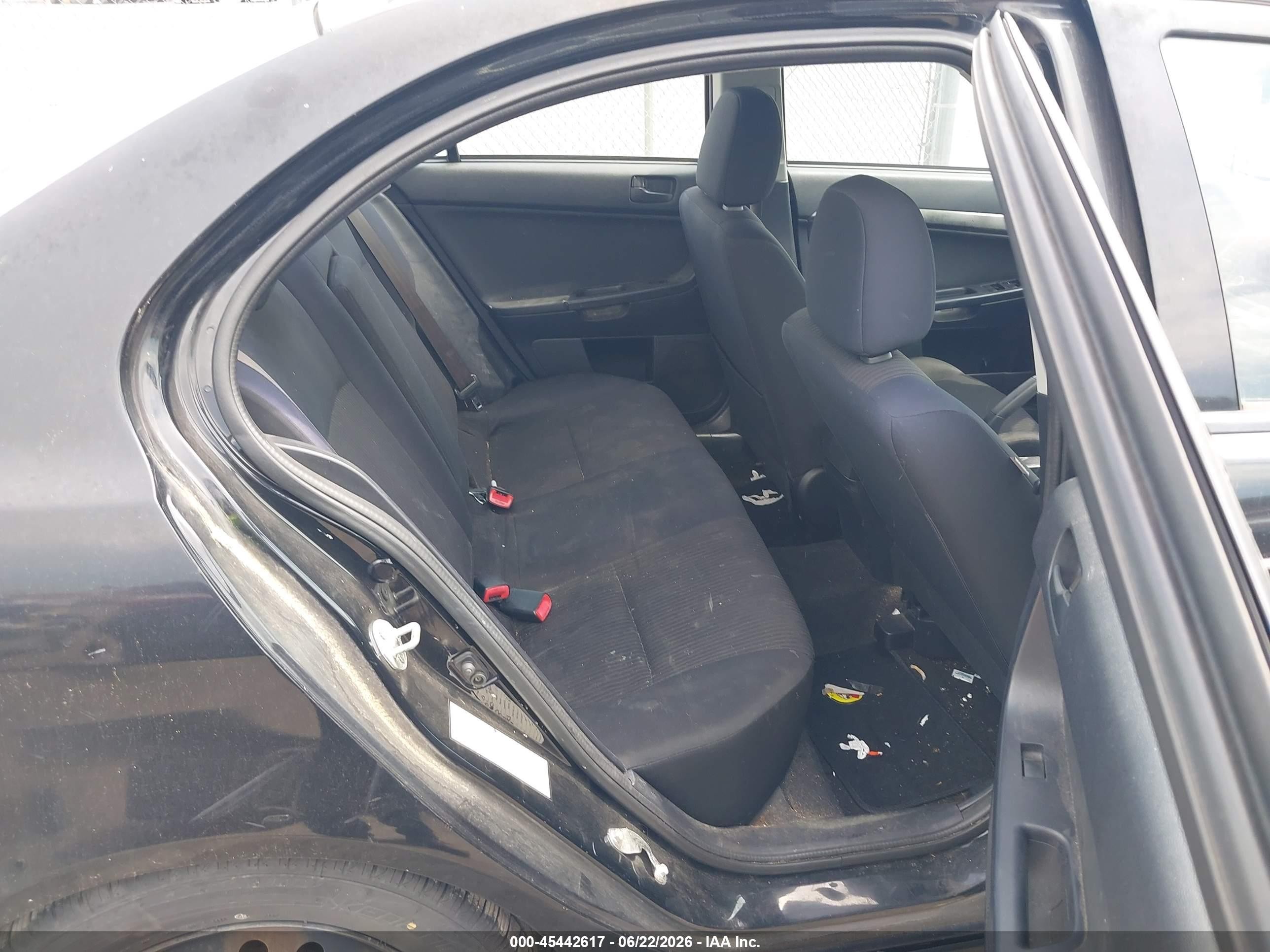 2015 Mitsubishi Lancer Es Black vin: JA32U2FU7FU007191