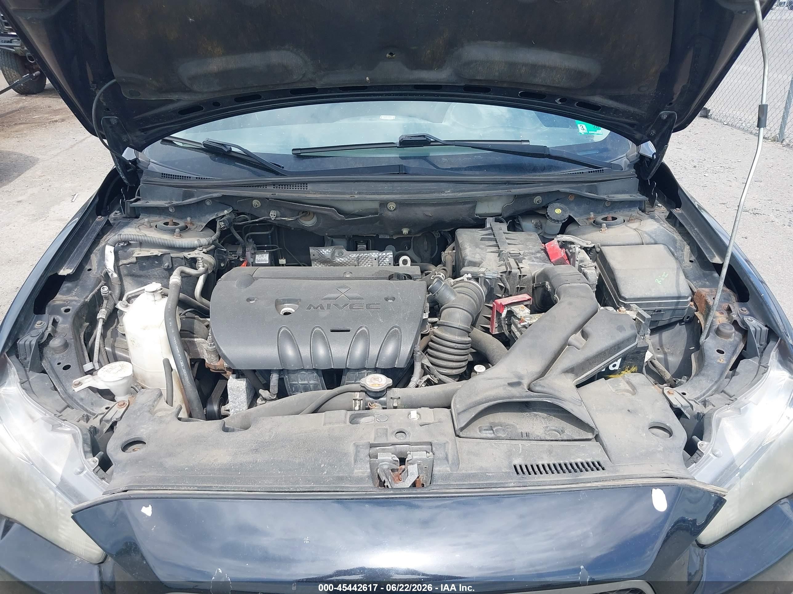 2015 Mitsubishi Lancer Es Black vin: JA32U2FU7FU007191