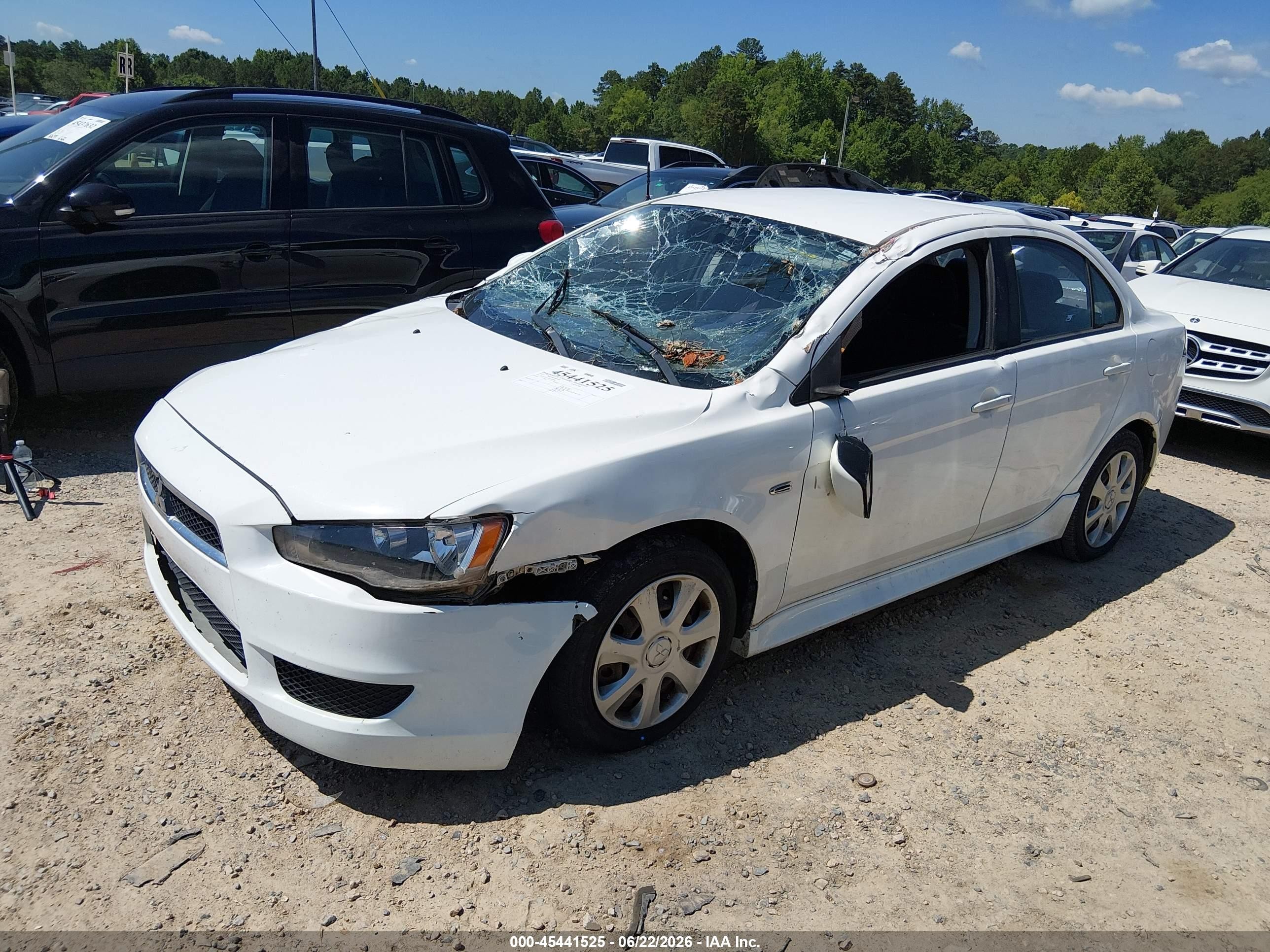 2015 Mitsubishi Lancer Es Белый vin: JA32U2FU7FU009586