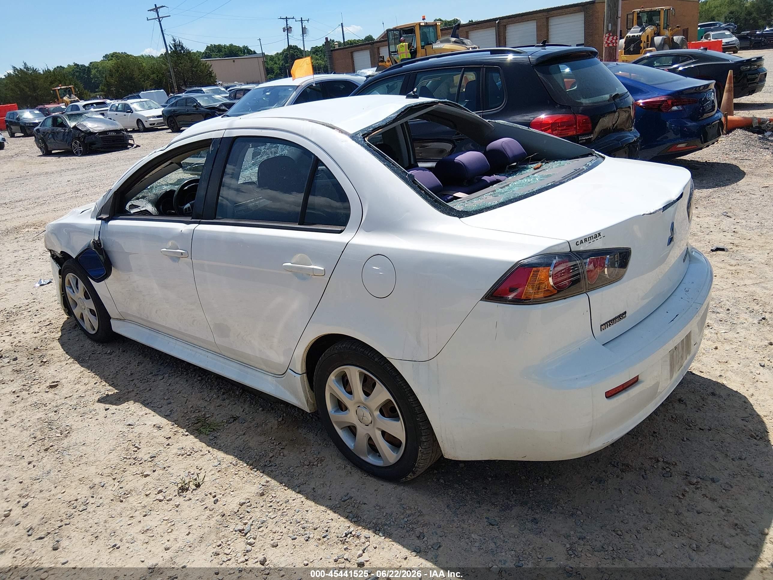 2015 Mitsubishi Lancer Es Белый vin: JA32U2FU7FU009586