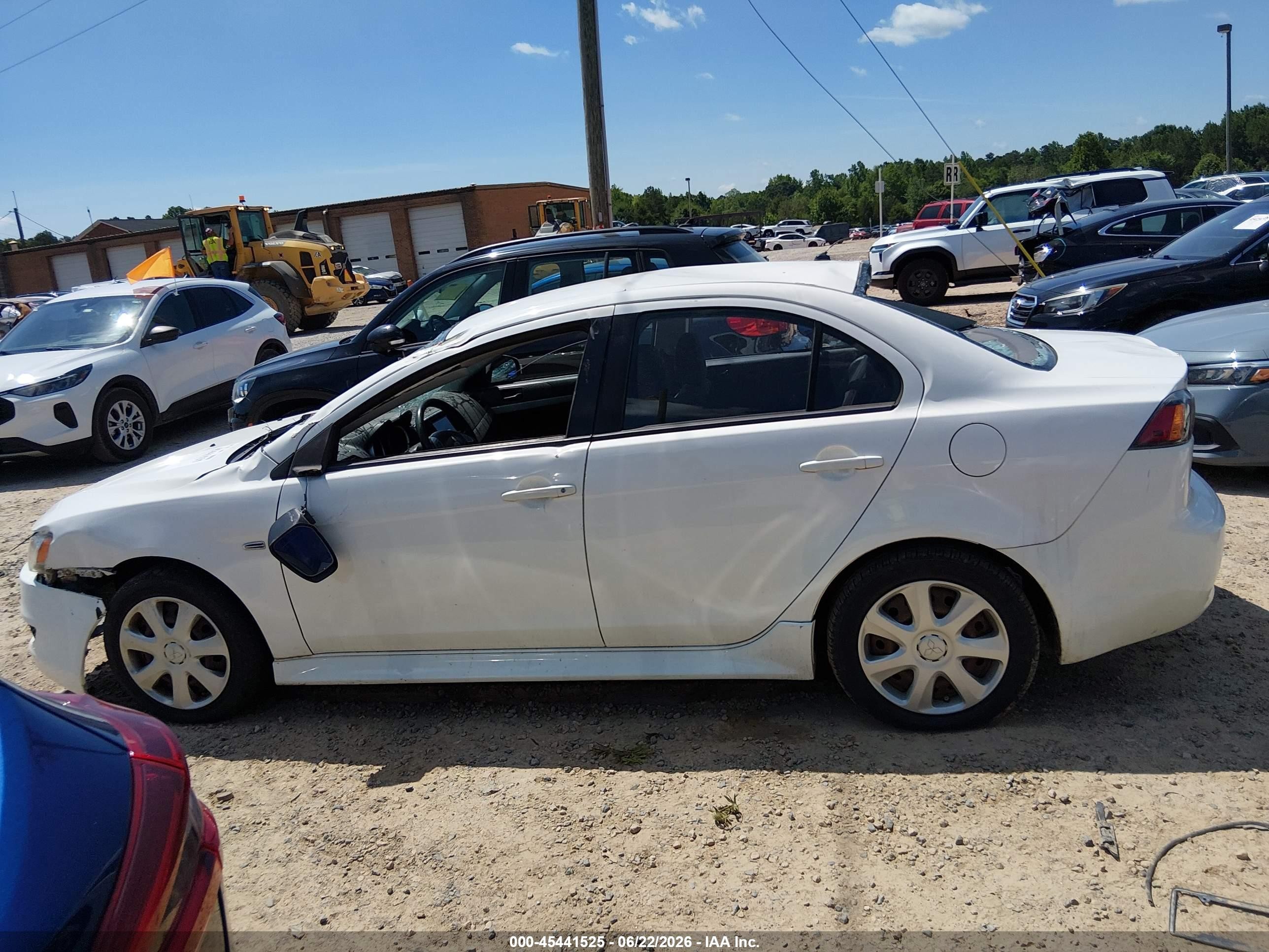 2015 Mitsubishi Lancer Es Белый vin: JA32U2FU7FU009586