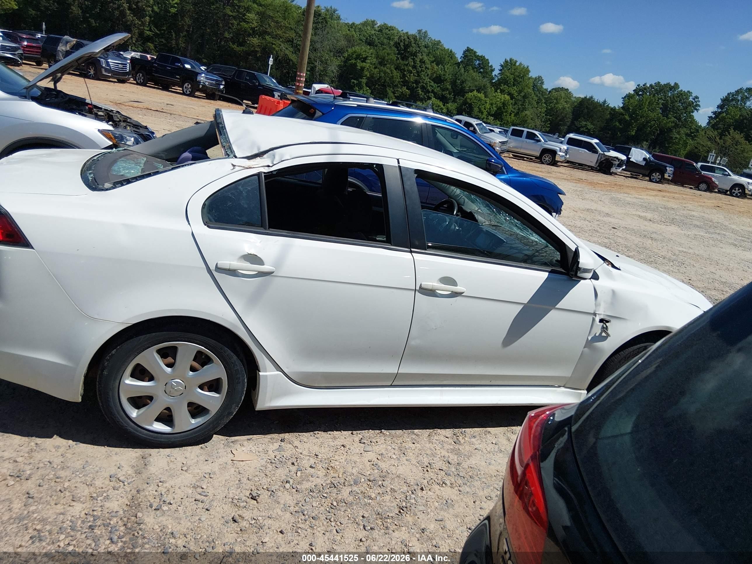 2015 Mitsubishi Lancer Es Белый vin: JA32U2FU7FU009586