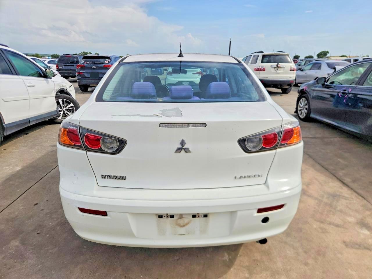 2015 Mitsubishi Lancer Es White vin: JA32U2FU7FU012889