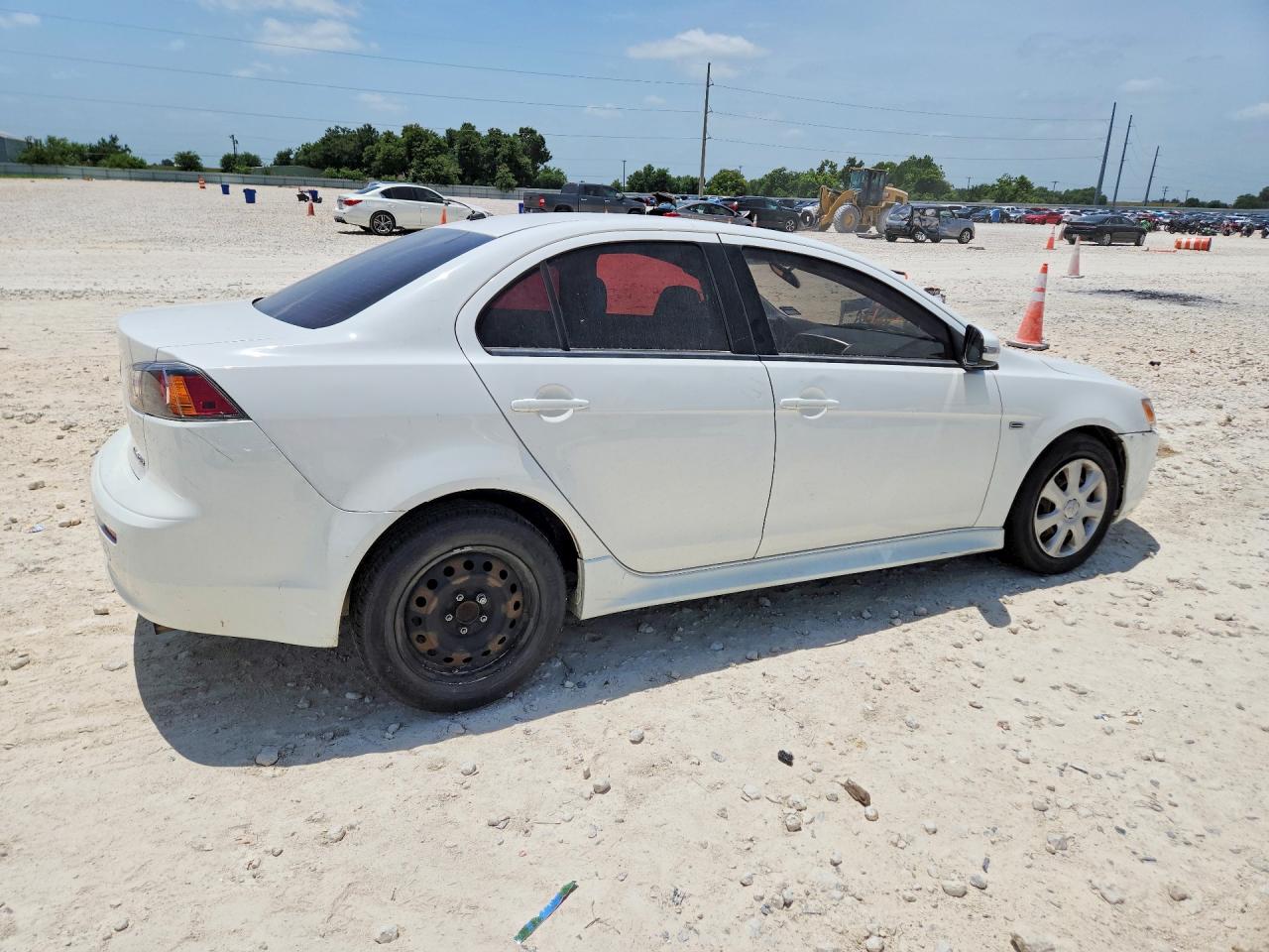 2015 Mitsubishi Lancer Es White vin: JA32U2FU7FU015727