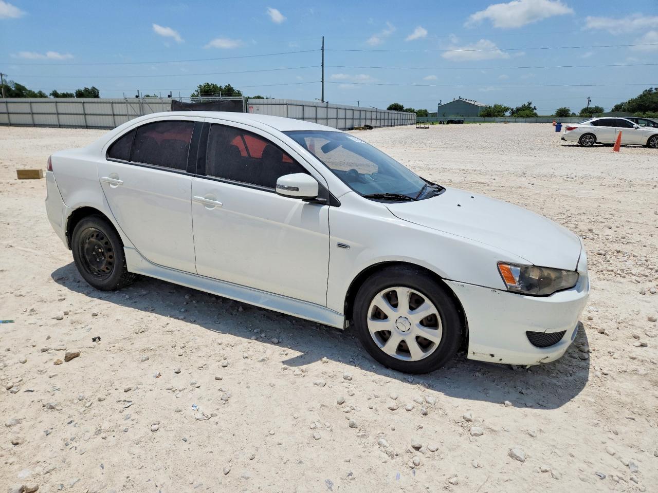 2015 Mitsubishi Lancer Es White vin: JA32U2FU7FU015727
