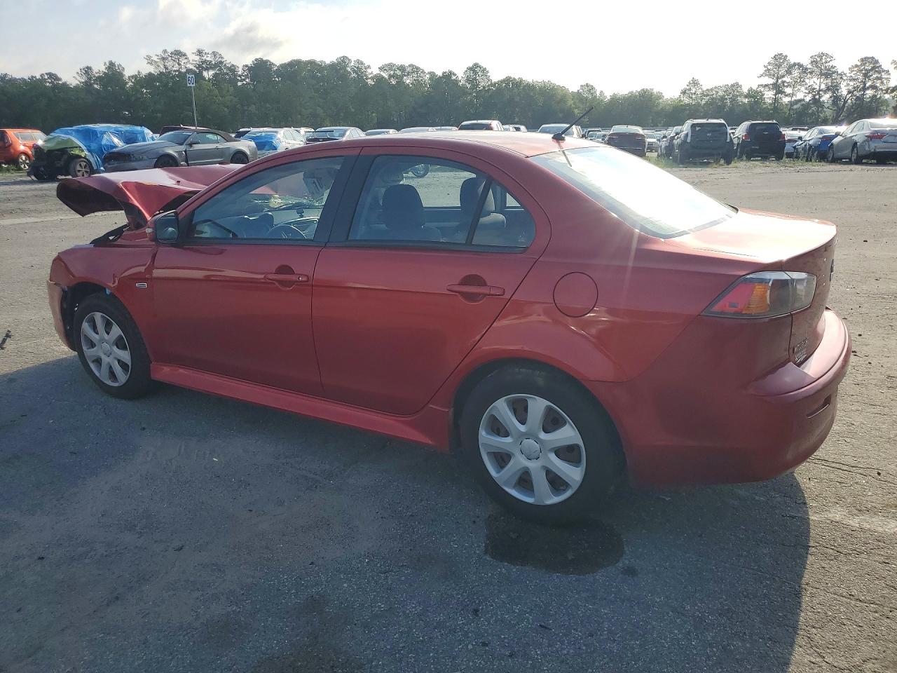 2015 Mitsubishi Lancer Es Red vin: JA32U2FU7FU020555