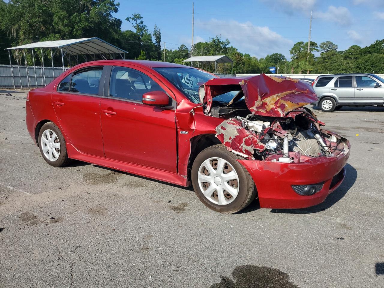 2015 Mitsubishi Lancer Es Red vin: JA32U2FU7FU020555