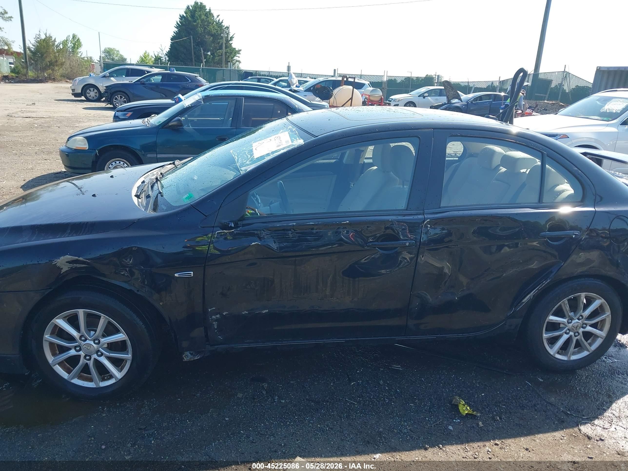 2015 Mitsubishi Lancer Es Black vin: JA32U2FU7FU025738