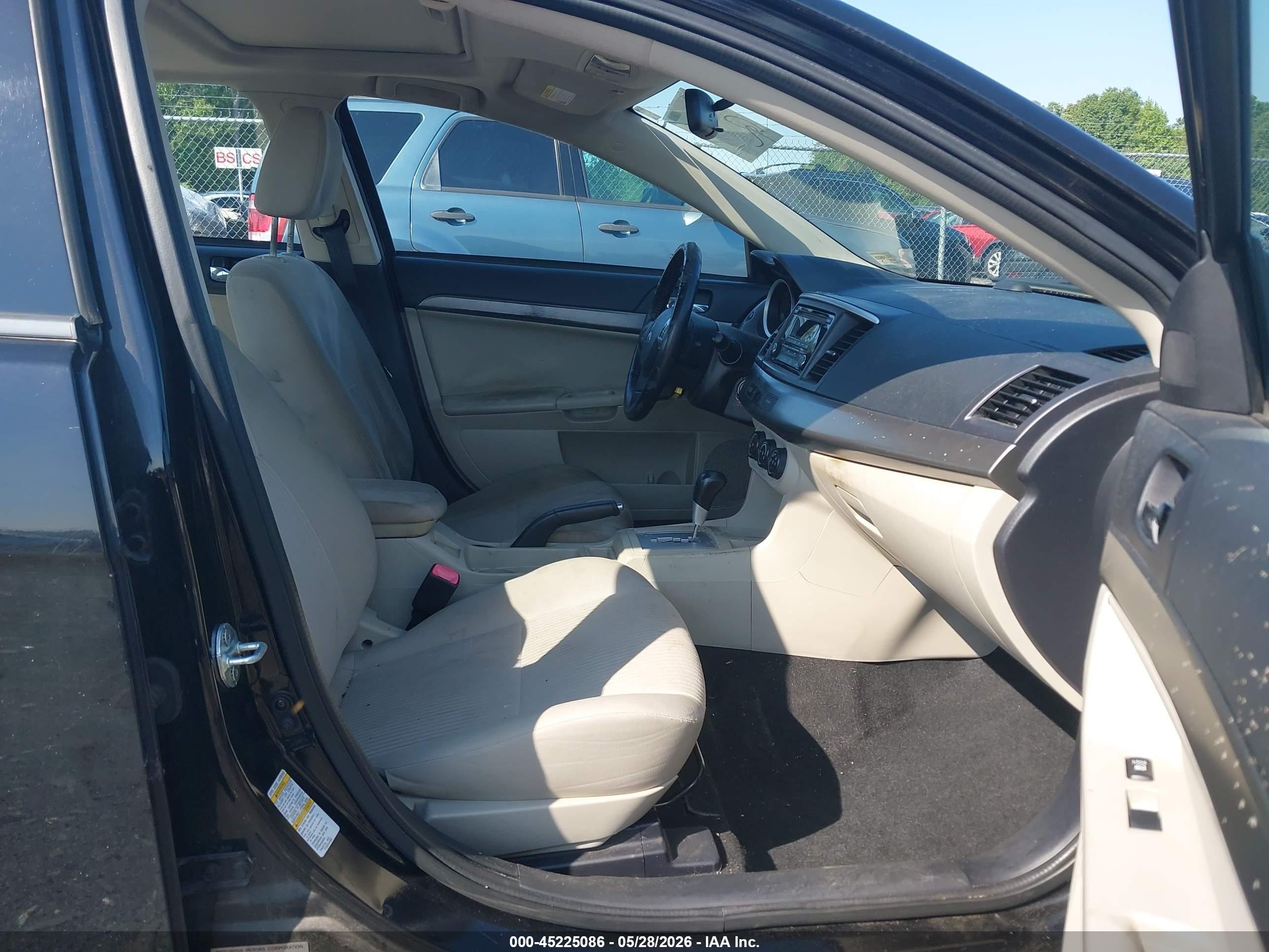 2015 Mitsubishi Lancer Es Black vin: JA32U2FU7FU025738