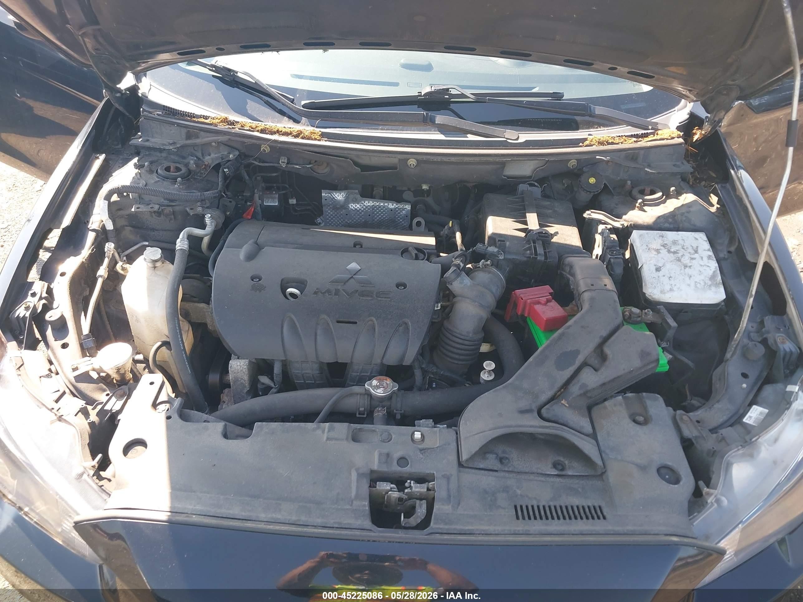 2015 Mitsubishi Lancer Es Black vin: JA32U2FU7FU025738