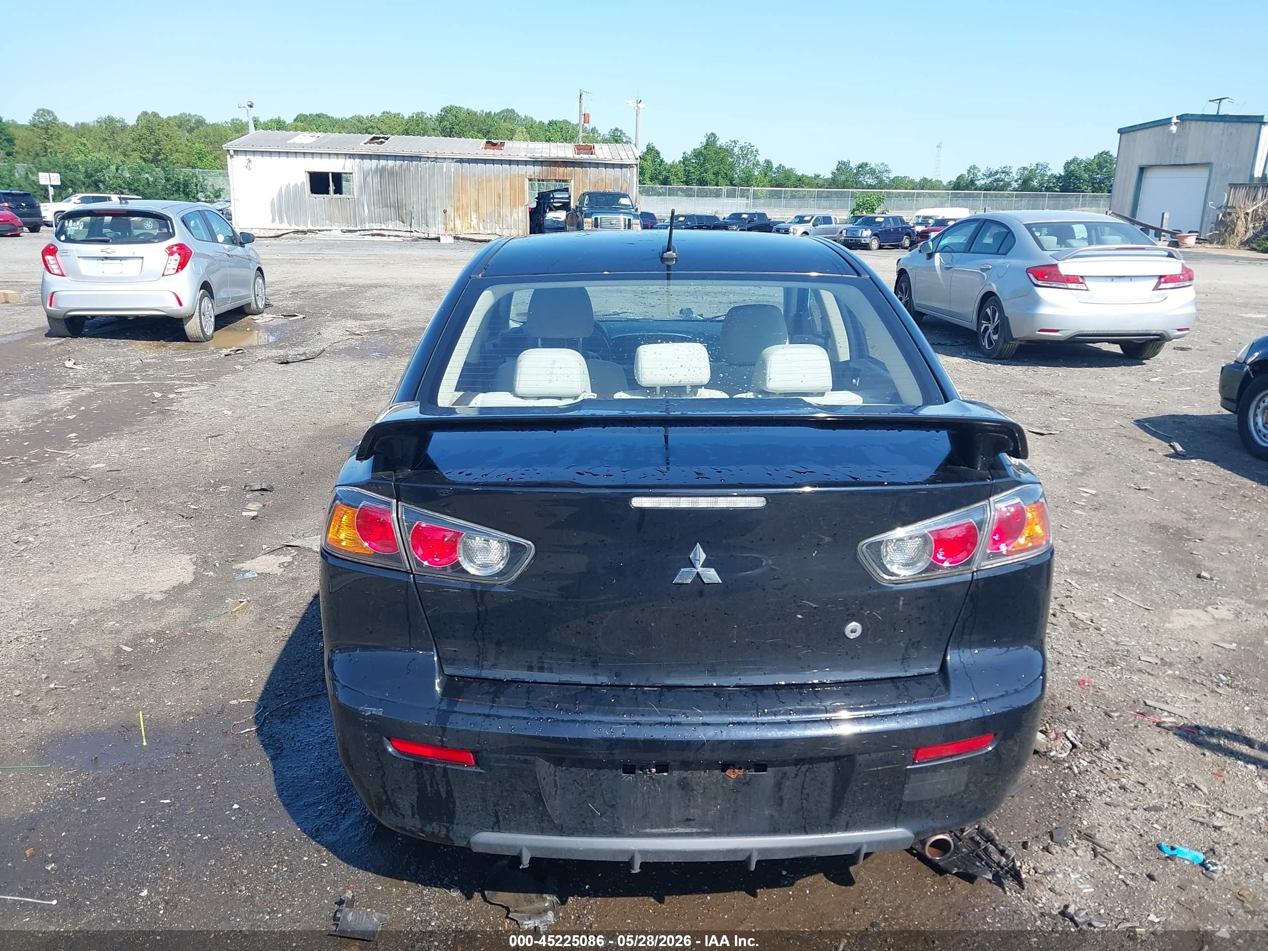 2015 Mitsubishi Lancer Es Black vin: JA32U2FU7FU025738