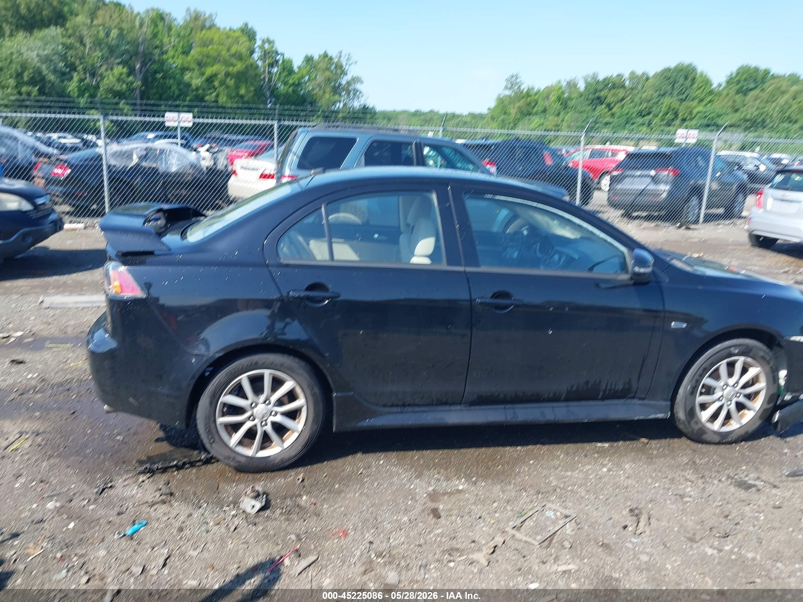 2015 Mitsubishi Lancer Es Black vin: JA32U2FU7FU025738
