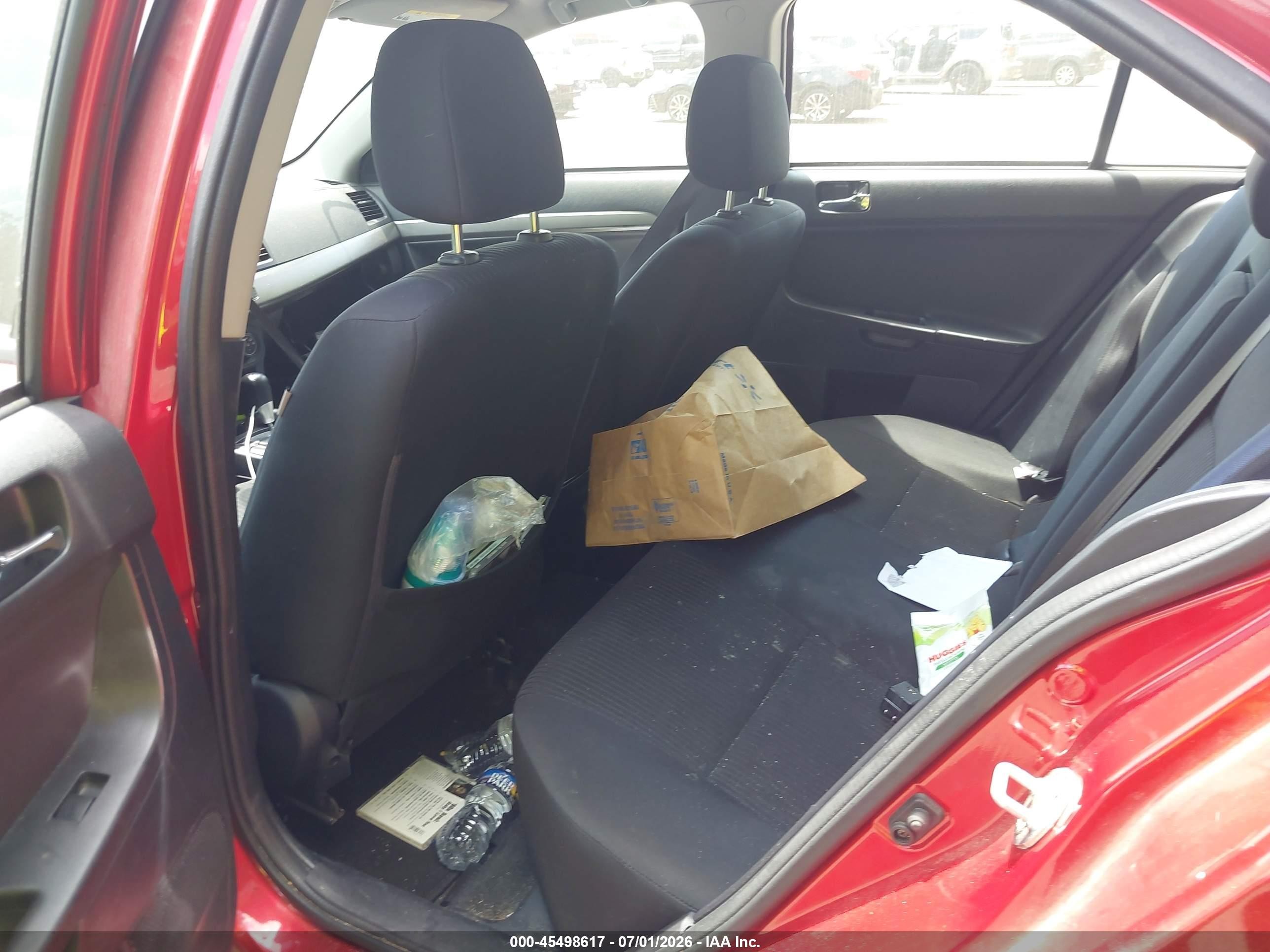 2015 Mitsubishi Lancer Es Red vin: JA32U2FU7FU026663