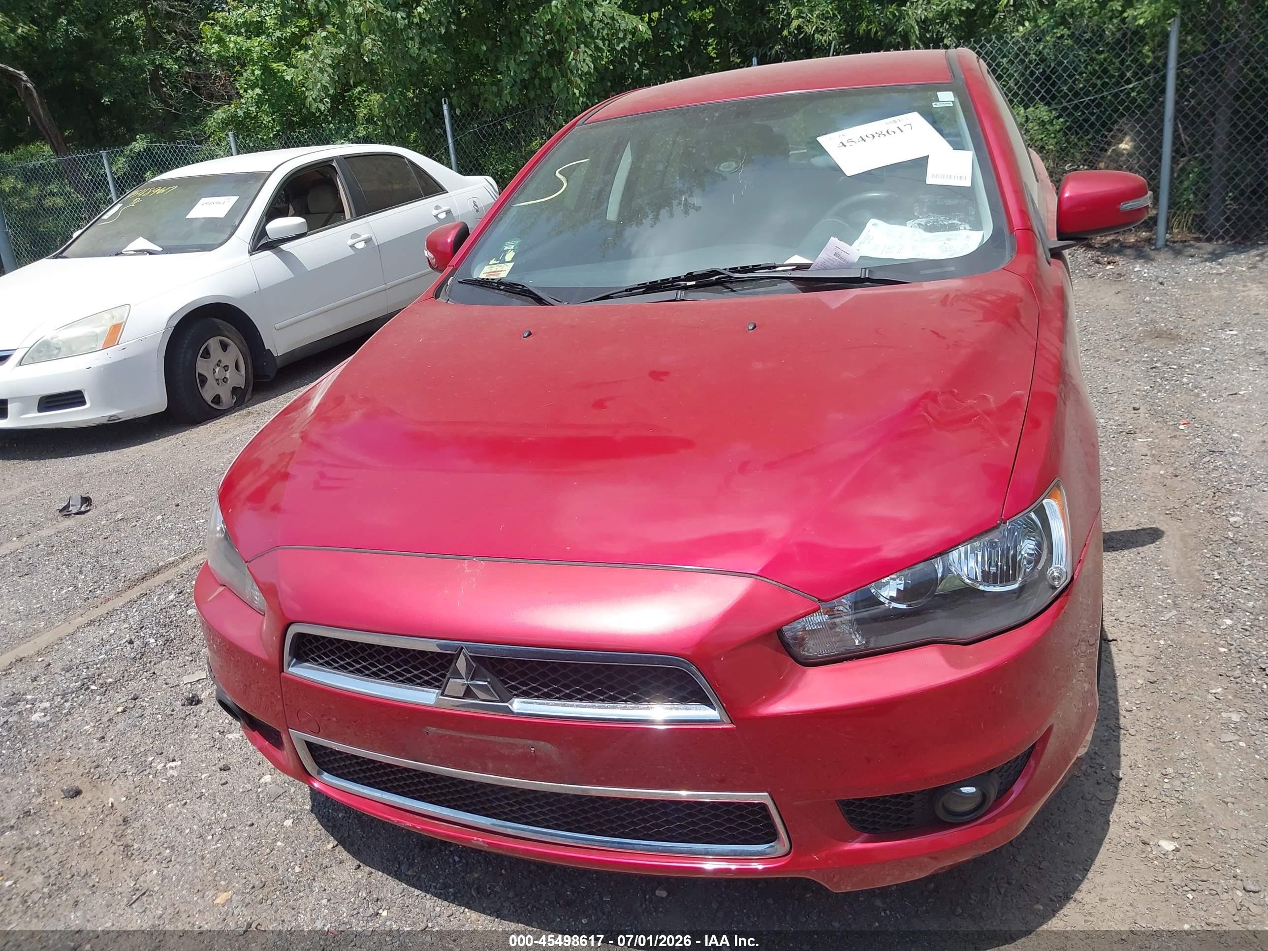 2015 Mitsubishi Lancer Es Red vin: JA32U2FU7FU026663