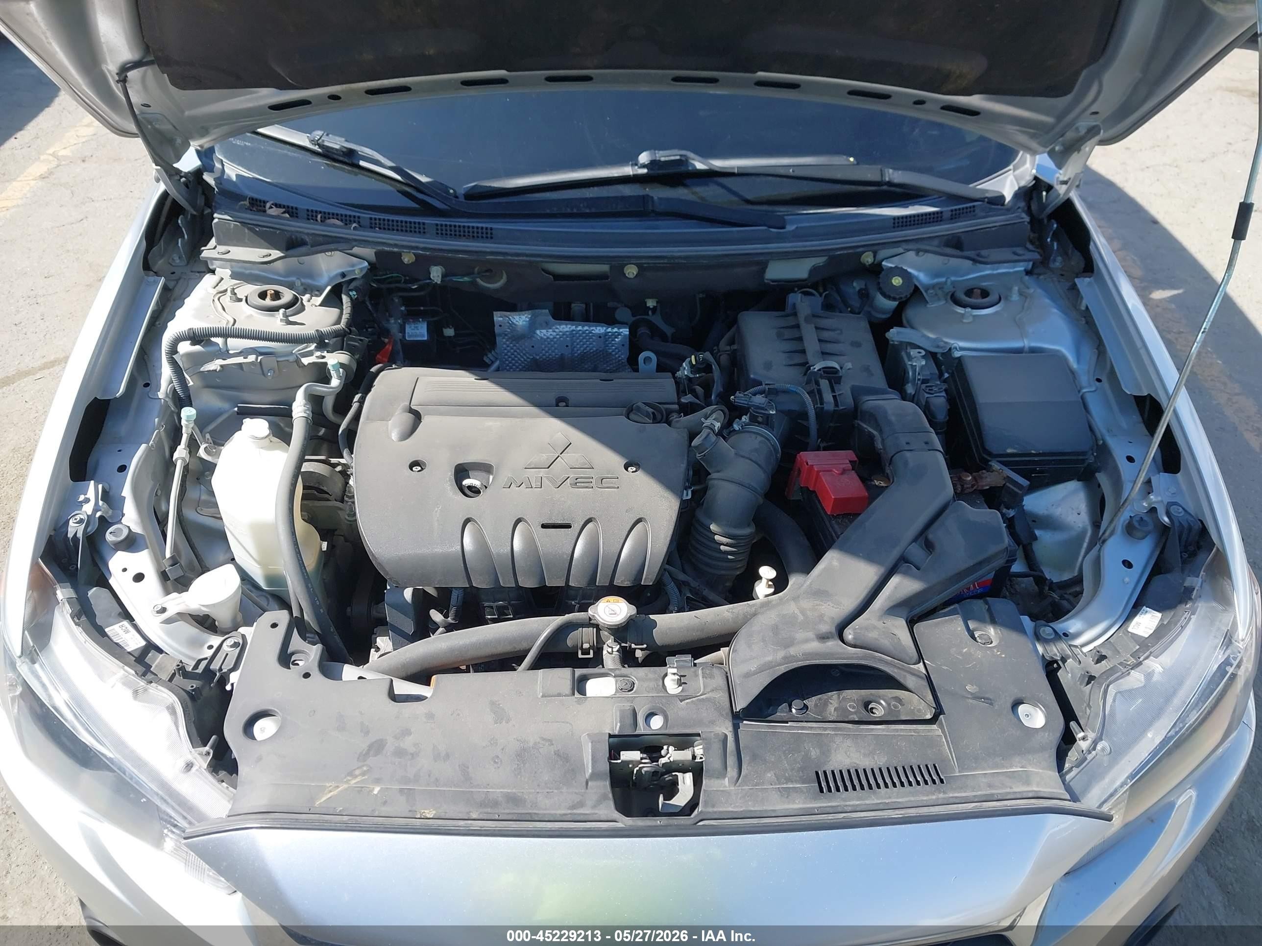 2016 Mitsubishi Lancer Es Silver vin: JA32U2FU7GU007841
