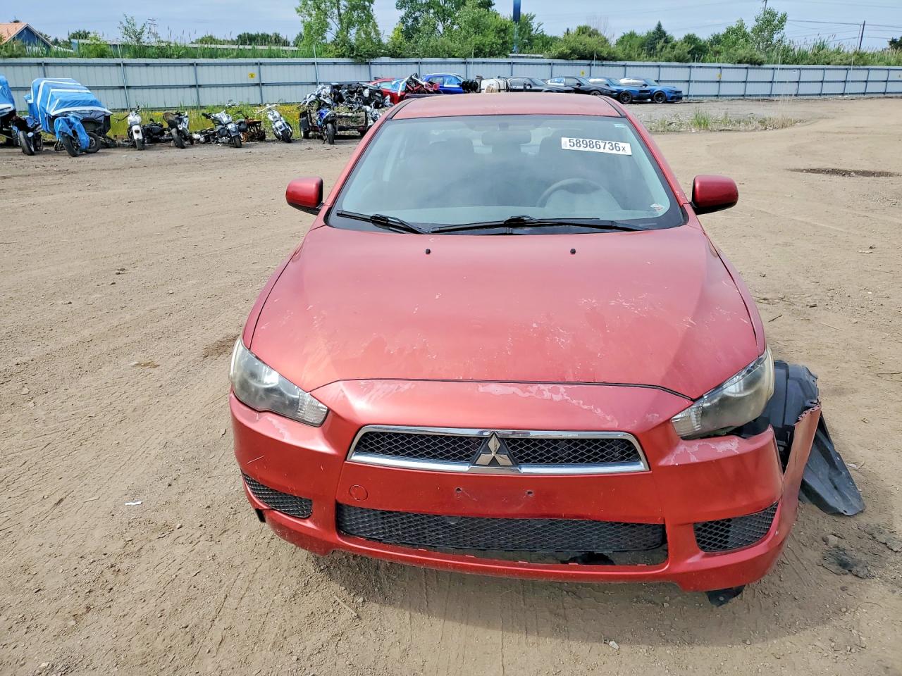 2011 Mitsubishi Lancer Es/es Sport Red vin: JA32U2FU8BU041988