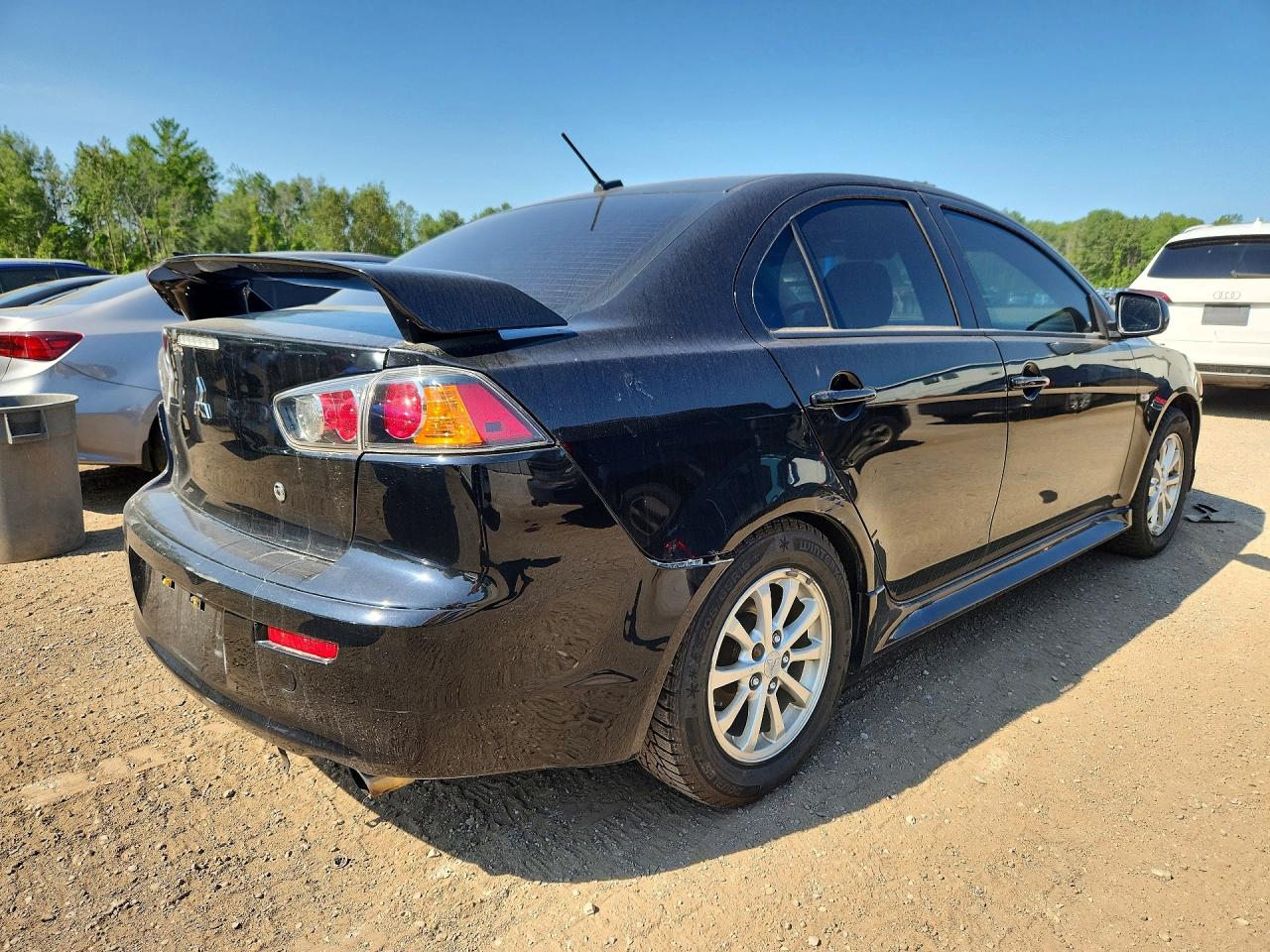 2011 Mitsubishi Lancer Es/es Sport Black vin: JA32U2FU8BU610421
