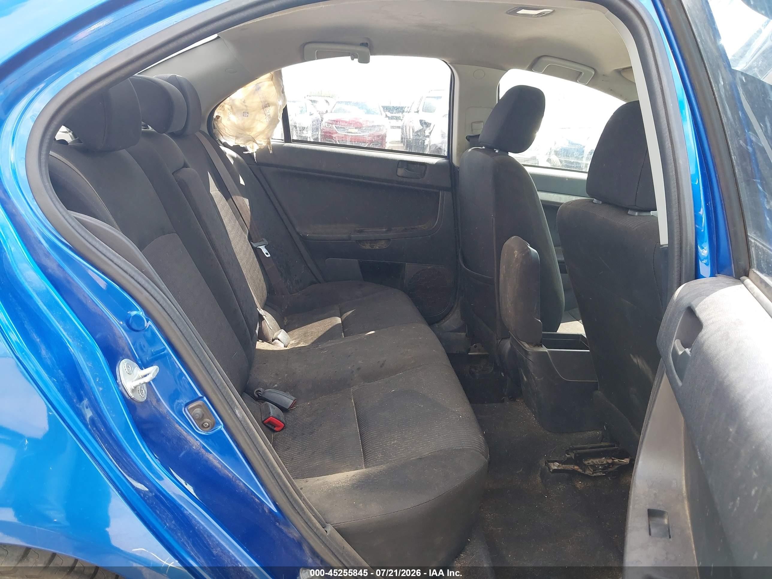2012 Mitsubishi Lancer Es Синий vin: JA32U2FU8CU024268