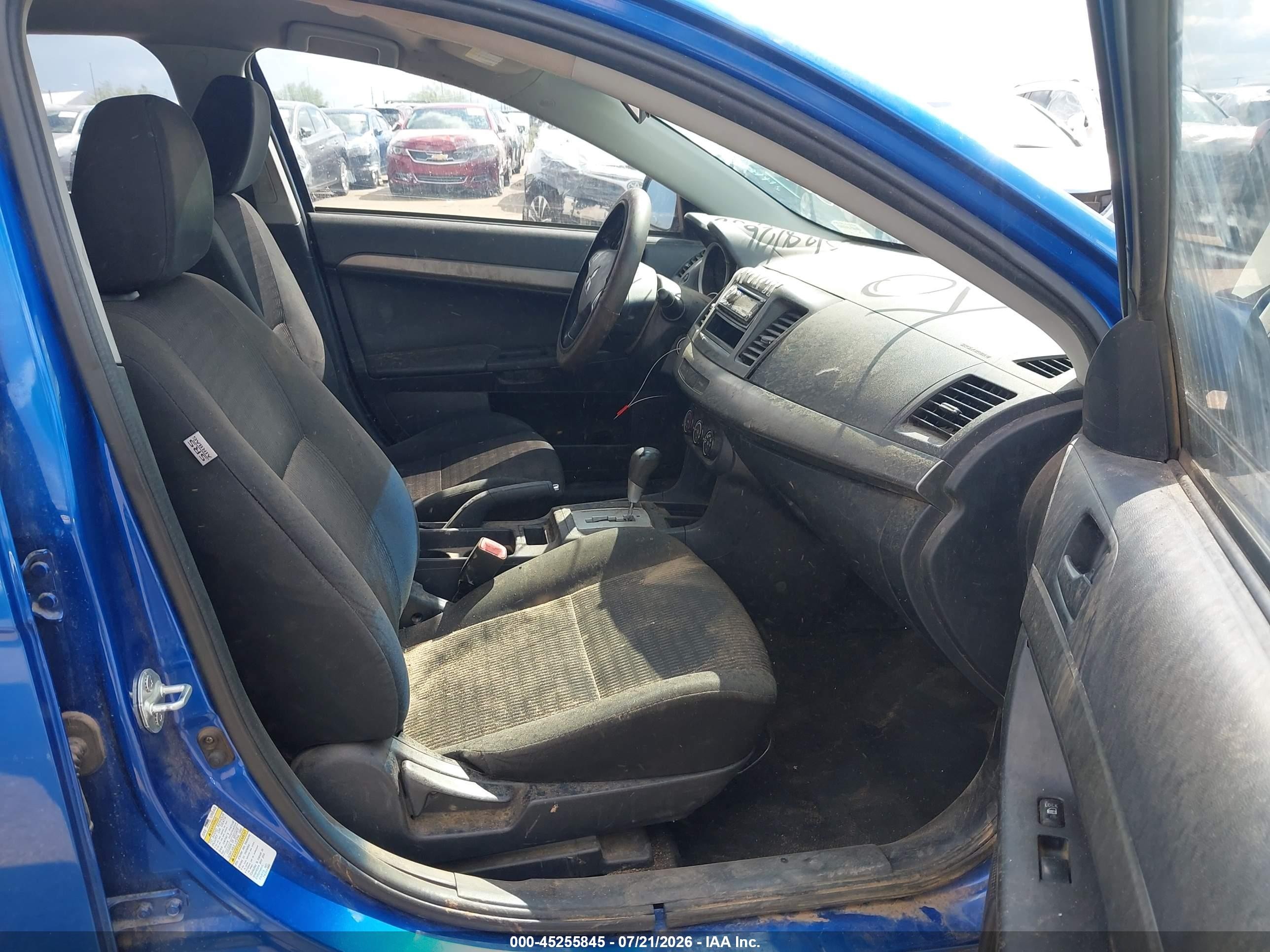 2012 Mitsubishi Lancer Es Синий vin: JA32U2FU8CU024268