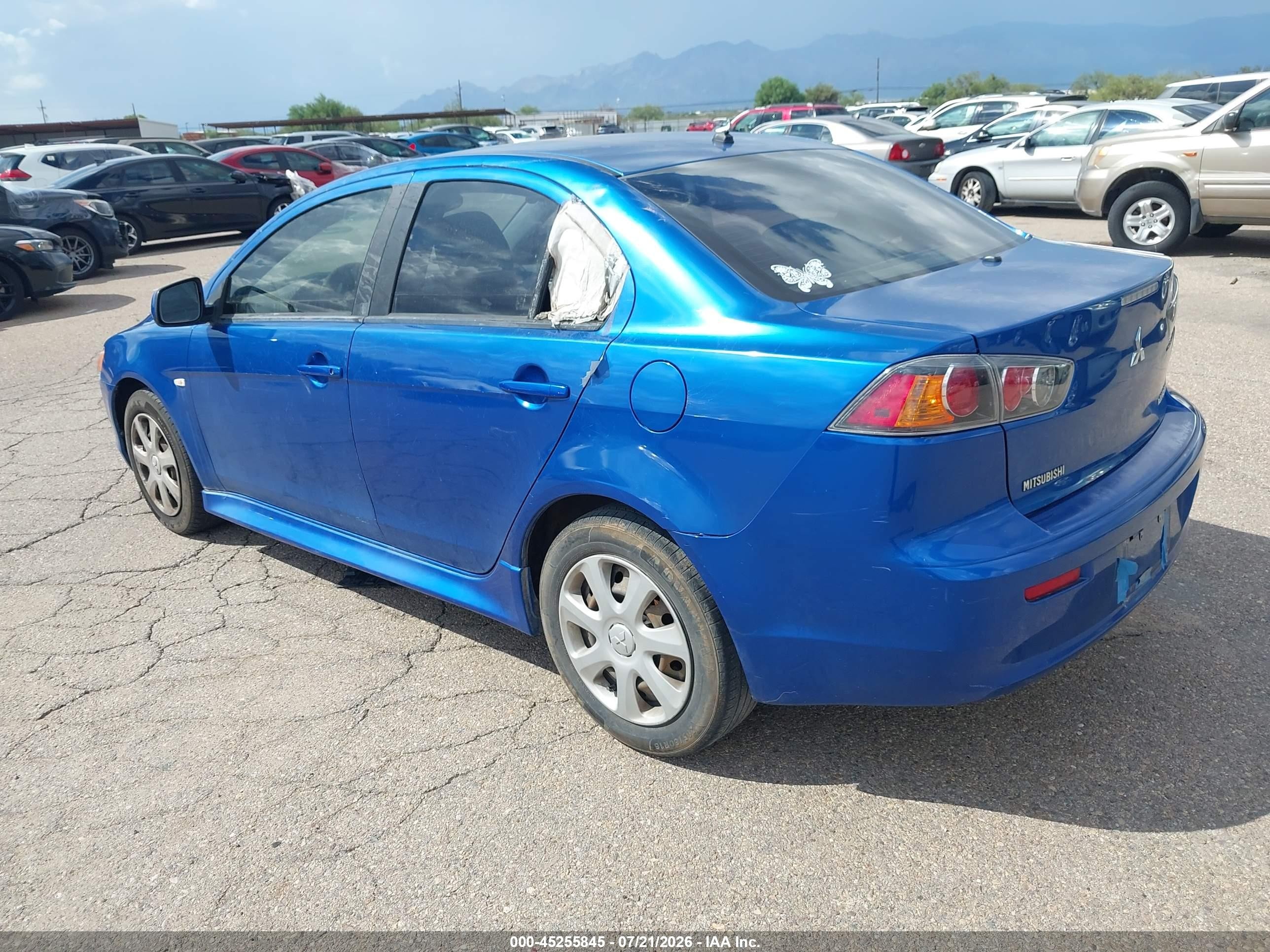 2012 Mitsubishi Lancer Es Синий vin: JA32U2FU8CU024268