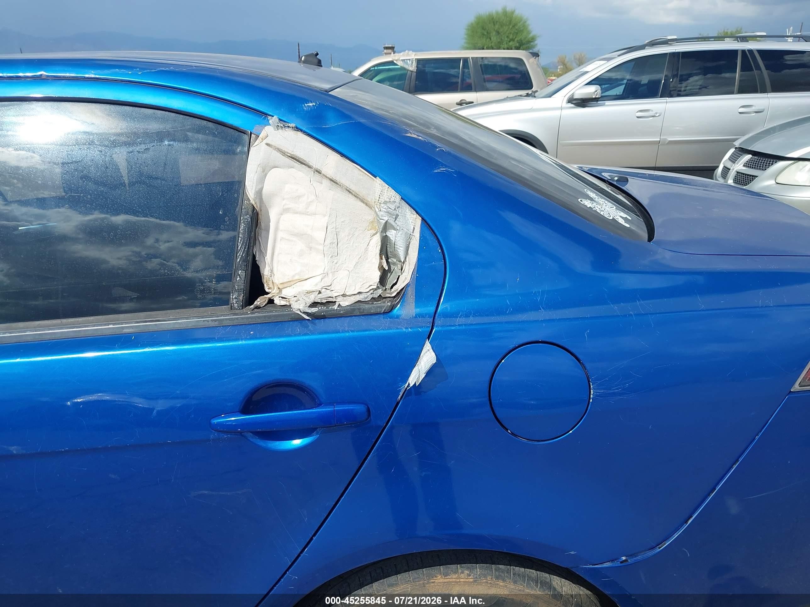 2012 Mitsubishi Lancer Es Синий vin: JA32U2FU8CU024268