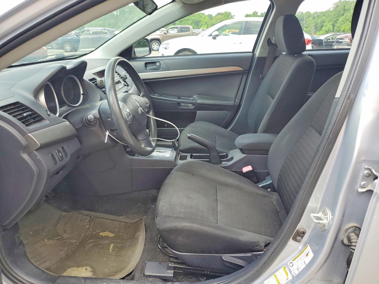 2012 Mitsubishi Lancer Es/es Sport Silver vin: JA32U2FU8CU030331