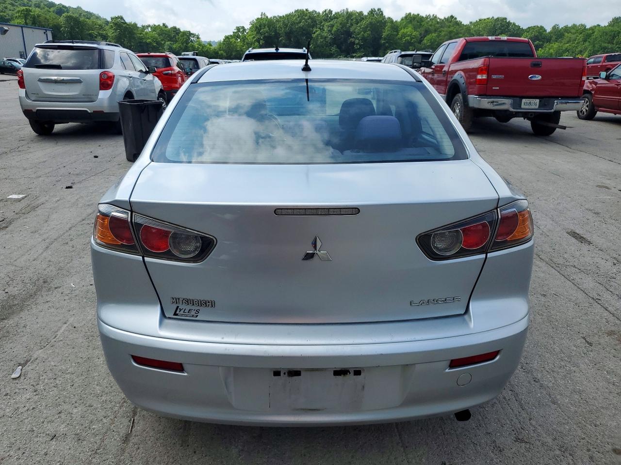 2012 Mitsubishi Lancer Es/es Sport Silver vin: JA32U2FU8CU030331