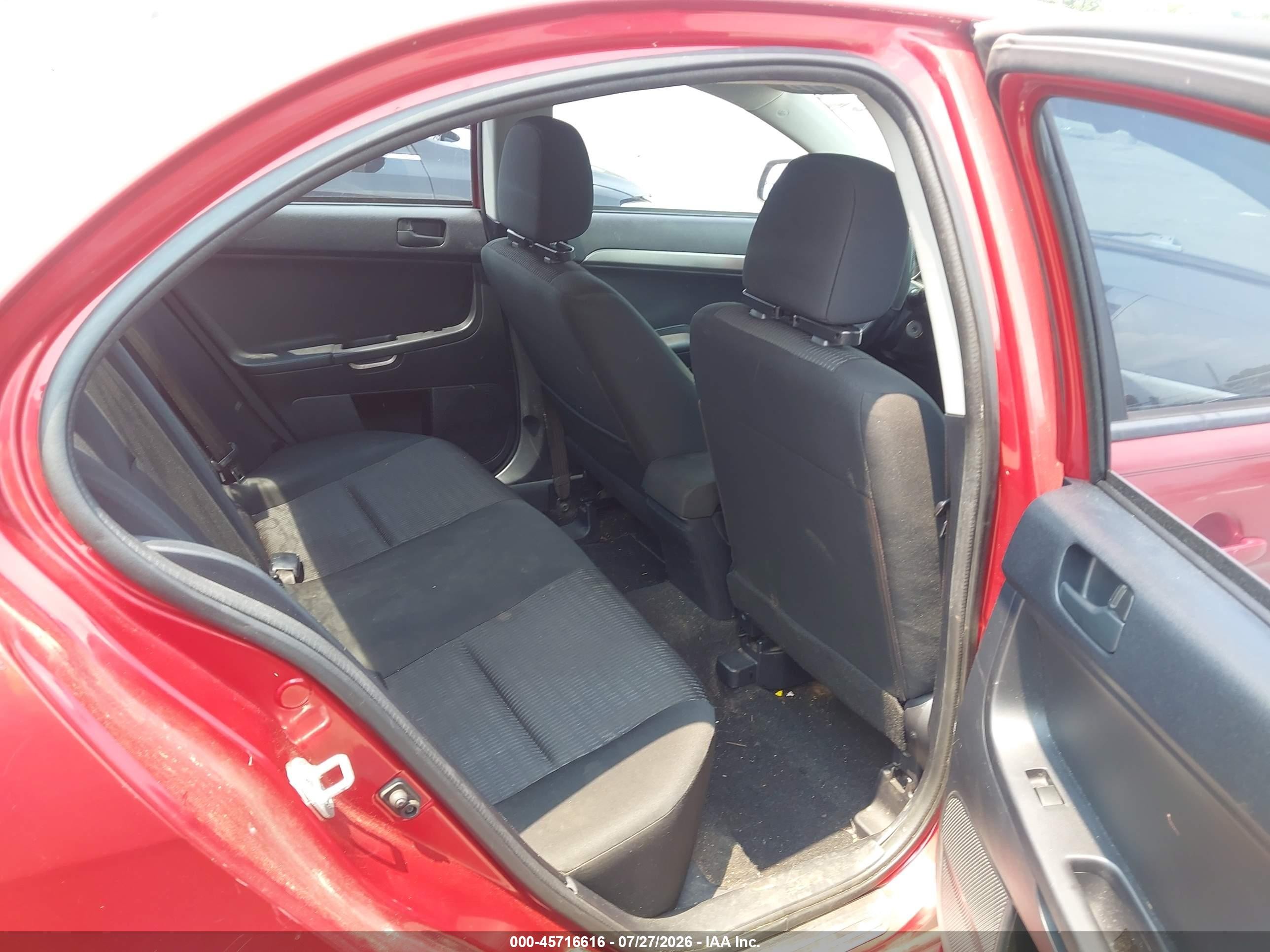 2013 Mitsubishi Lancer Es Red vin: JA32U2FU8DU001767
