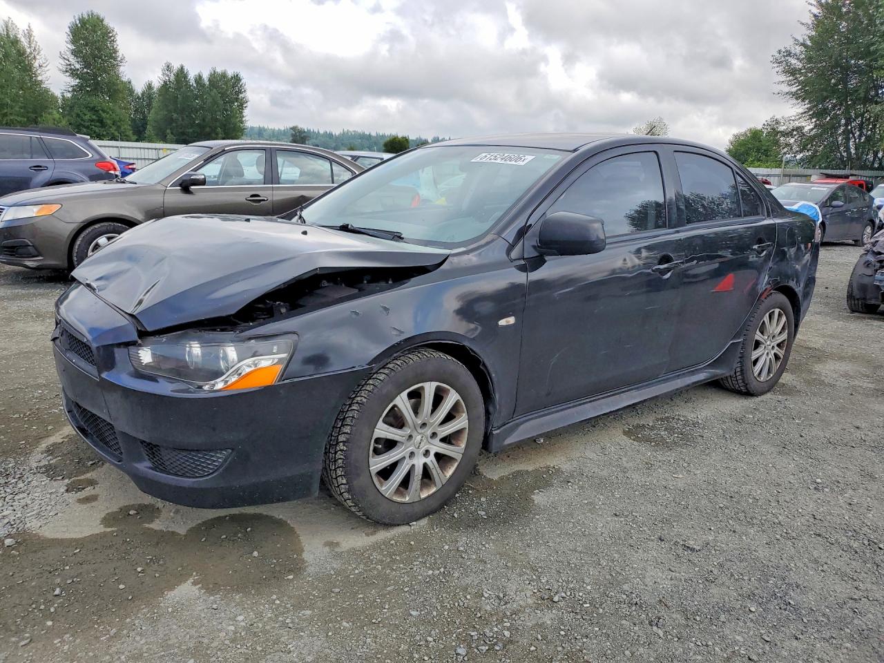 2013 Mitsubishi Lancer Es/es Sport Black vin: JA32U2FU8DU011263