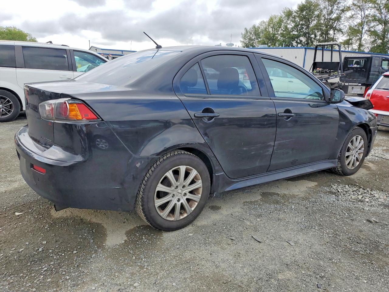 2013 Mitsubishi Lancer Es/es Sport Black vin: JA32U2FU8DU011263