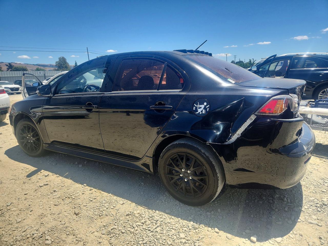 2015 Mitsubishi Lancer Es Black vin: JA32U2FU8FU003621