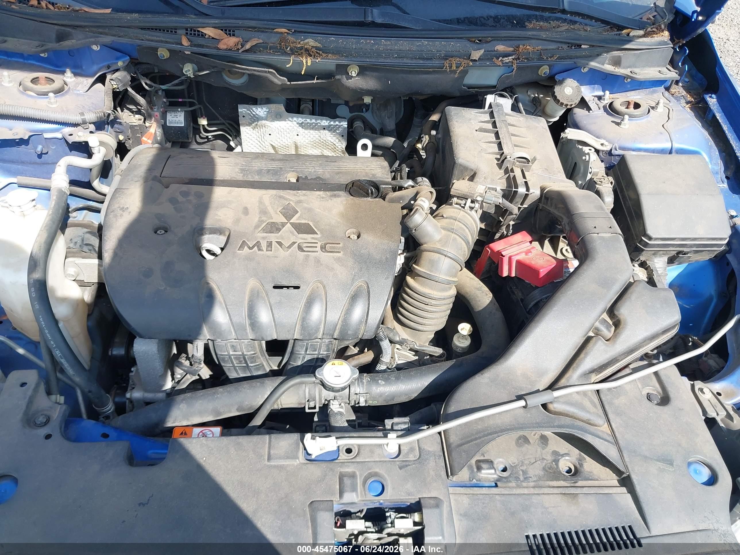 2015 Mitsubishi Lancer Es Blue vin: JA32U2FU8FU006759