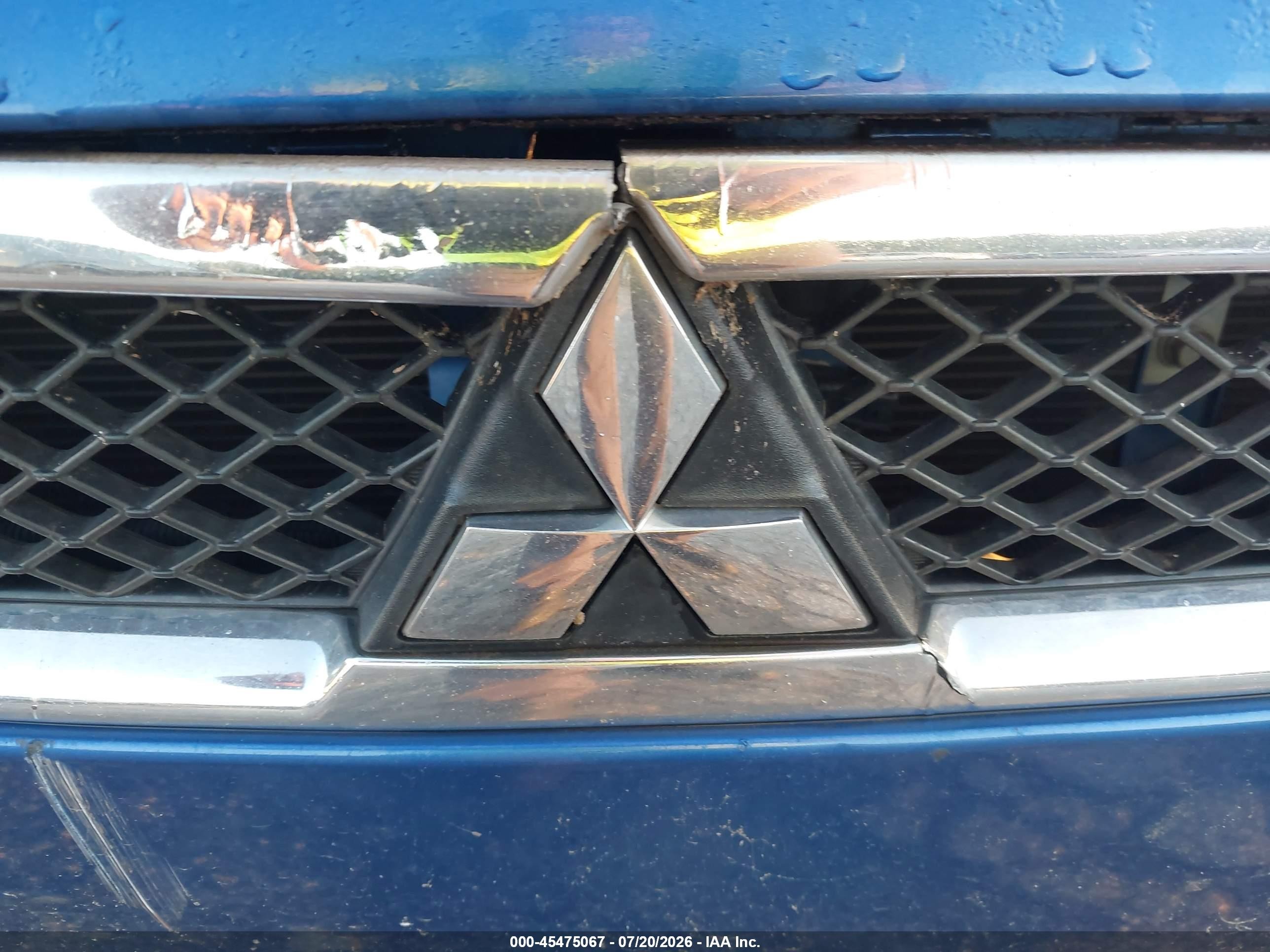 2015 Mitsubishi Lancer Es Blue vin: JA32U2FU8FU006759