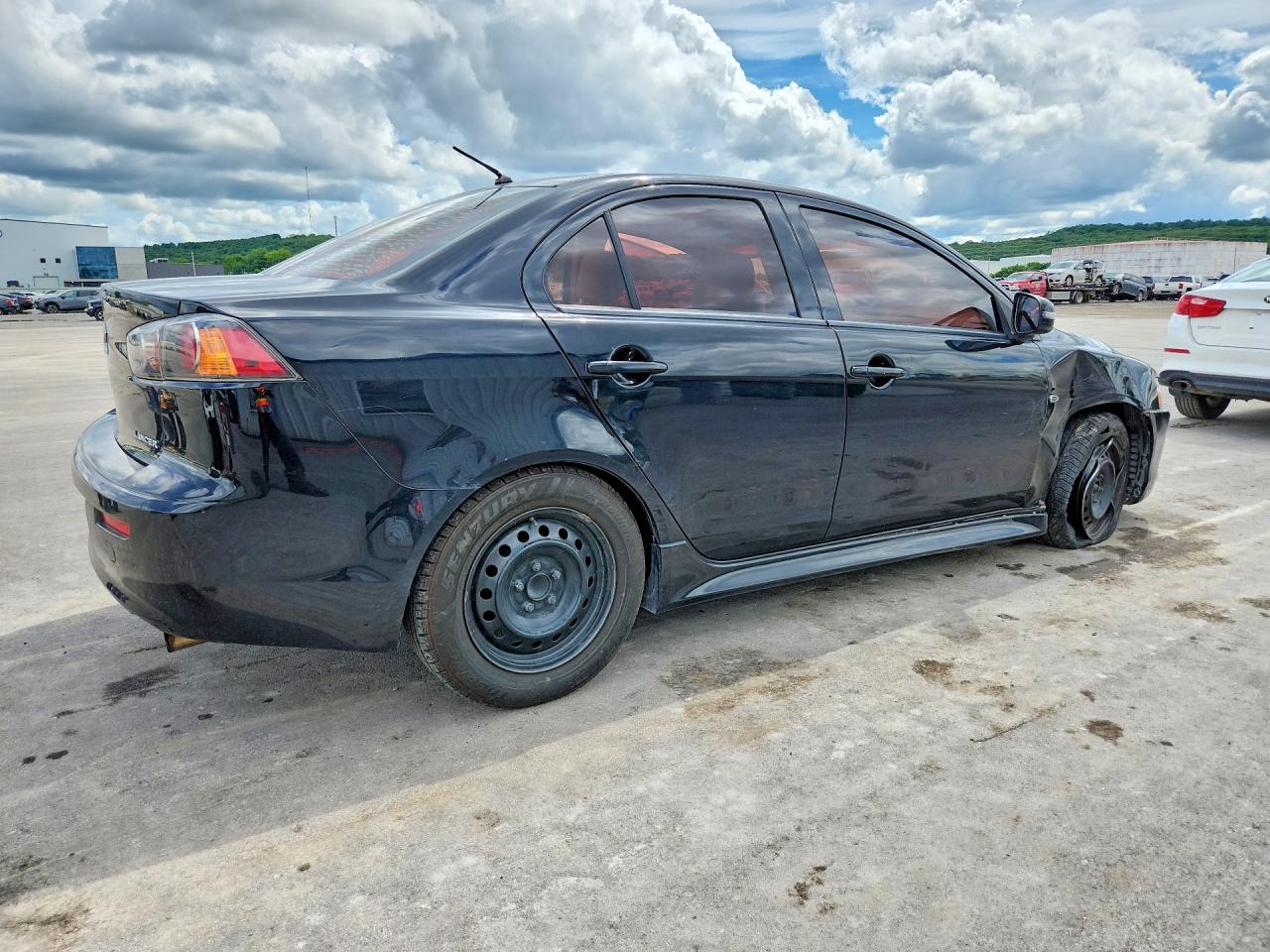 2015 Mitsubishi Lancer Es Черный vin: JA32U2FU8FU008494