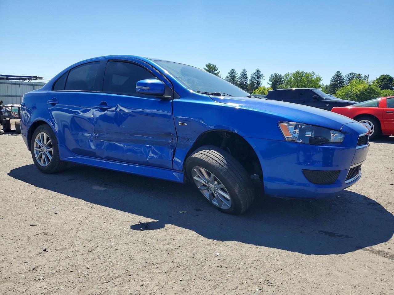 2015 Mitsubishi Lancer Es Blue vin: JA32U2FU8FU012271