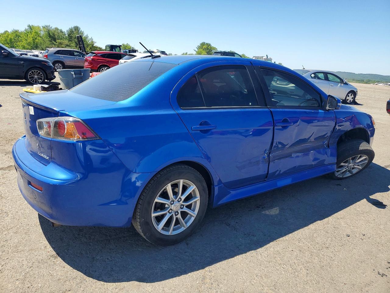 2015 Mitsubishi Lancer Es Blue vin: JA32U2FU8FU012271