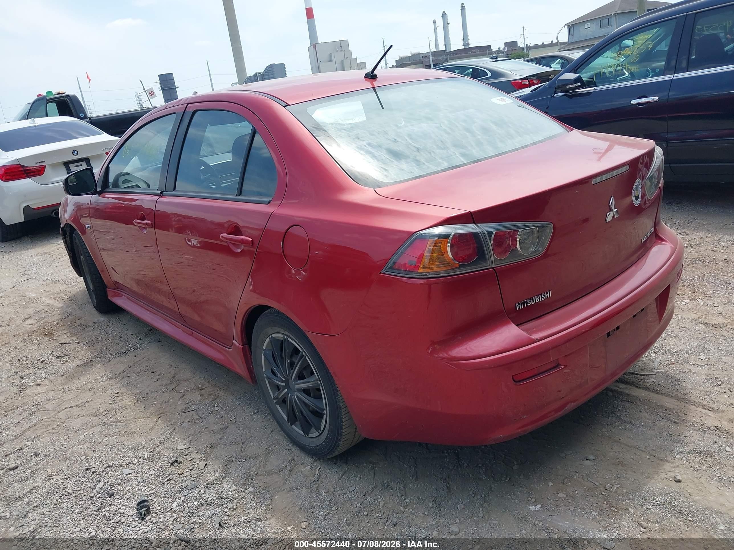 2015 Mitsubishi Lancer Es Red vin: JA32U2FU8FU012951