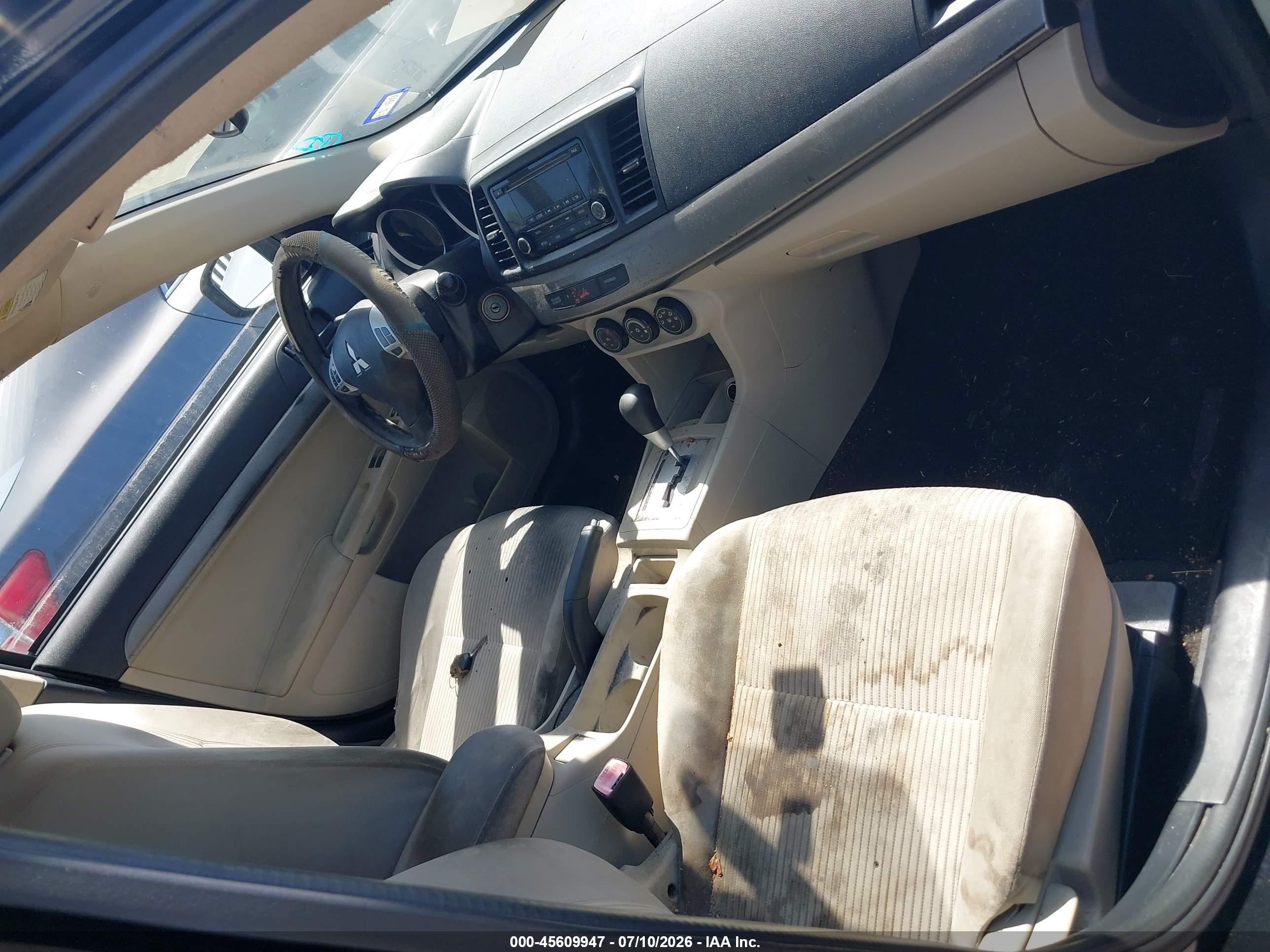 2015 Mitsubishi Lancer Es Black vin: JA32U2FU8FU017549