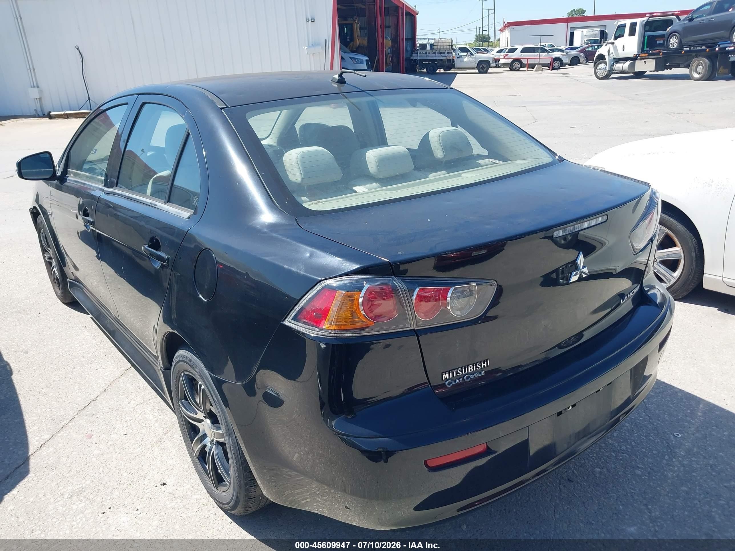 2015 Mitsubishi Lancer Es Black vin: JA32U2FU8FU017549