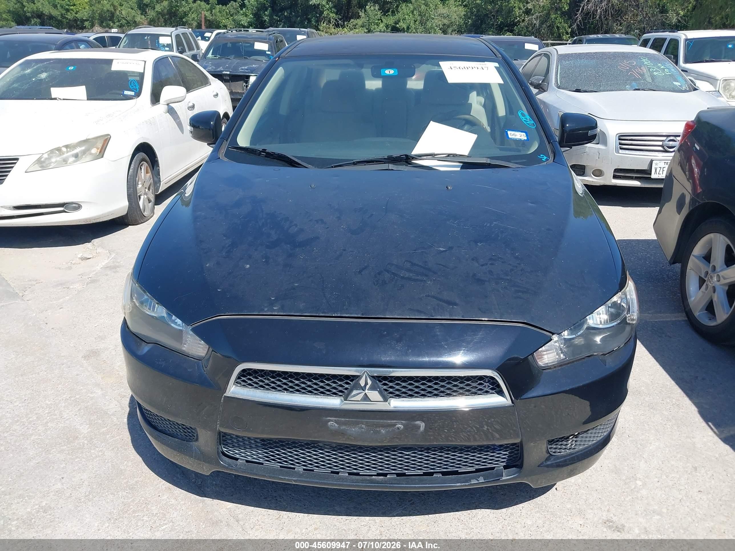 2015 Mitsubishi Lancer Es Black vin: JA32U2FU8FU017549