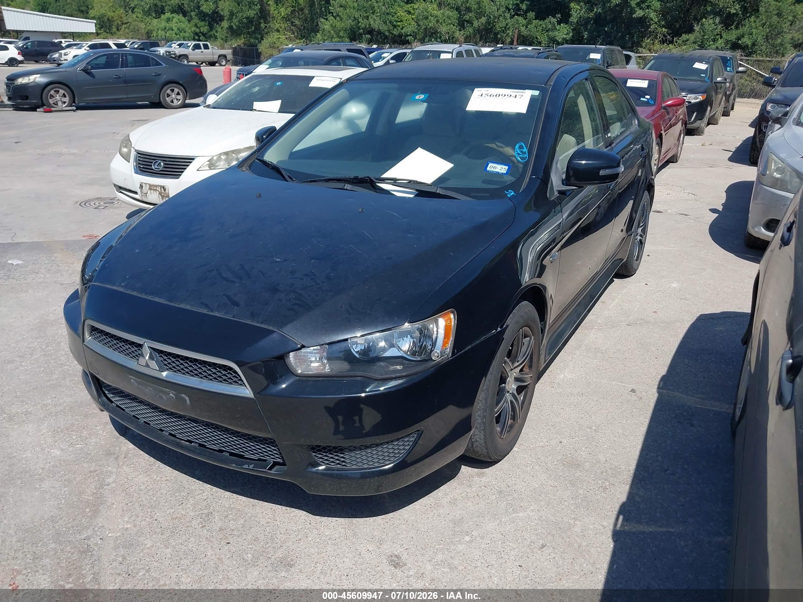 2015 Mitsubishi Lancer Es Black vin: JA32U2FU8FU017549