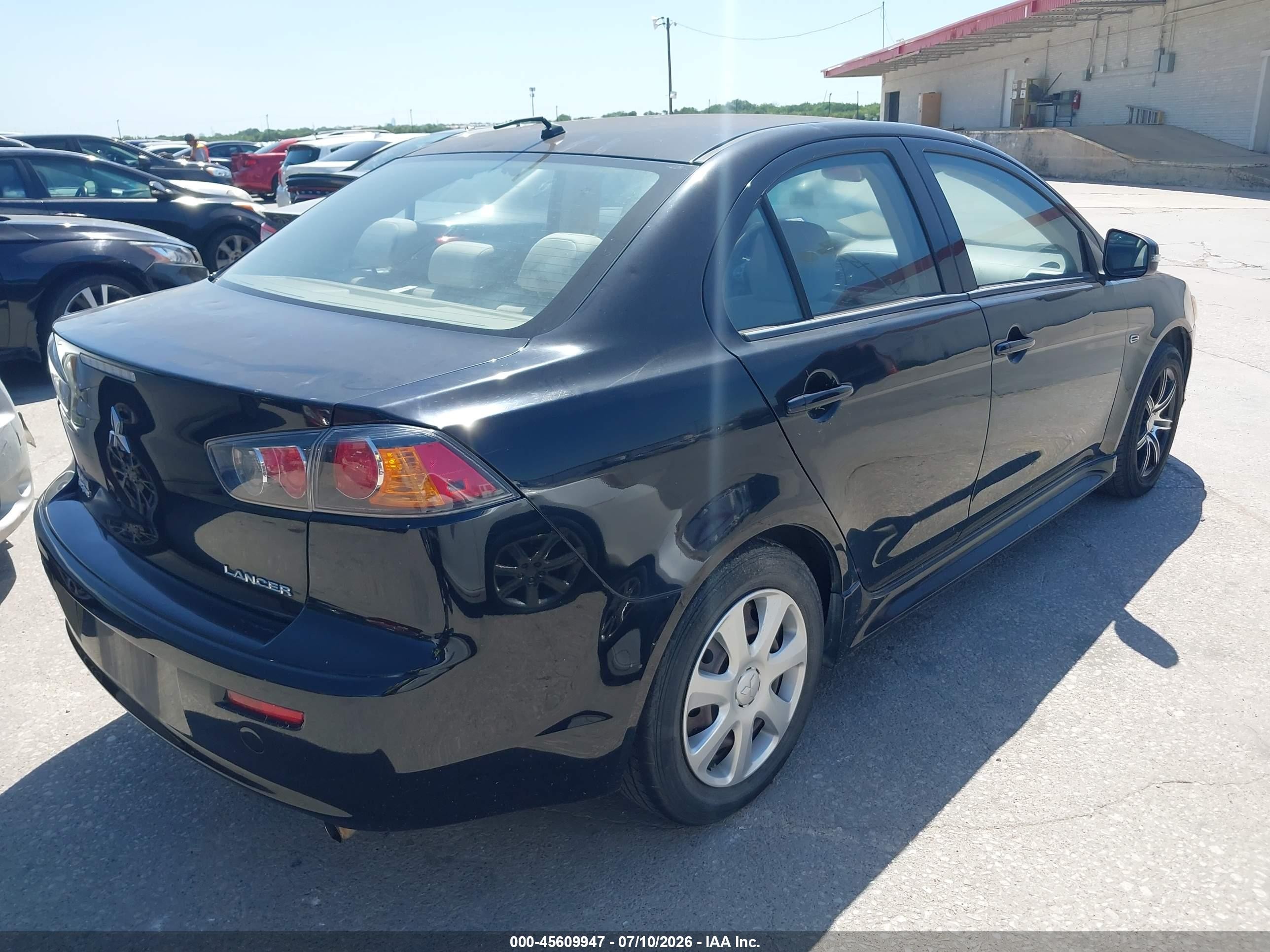 2015 Mitsubishi Lancer Es Black vin: JA32U2FU8FU017549