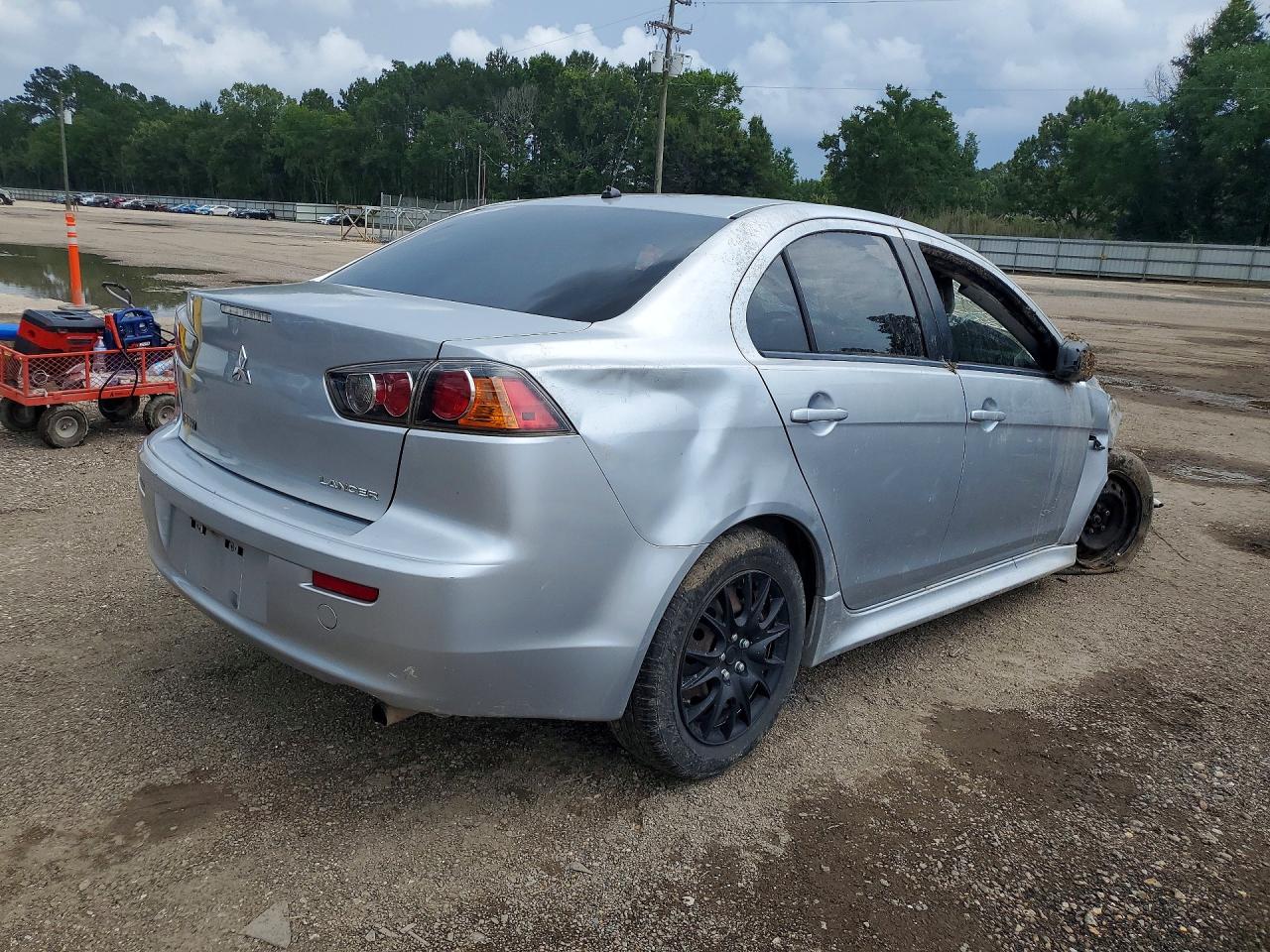 2015 Mitsubishi Lancer Es Silver vin: JA32U2FU8FU024677