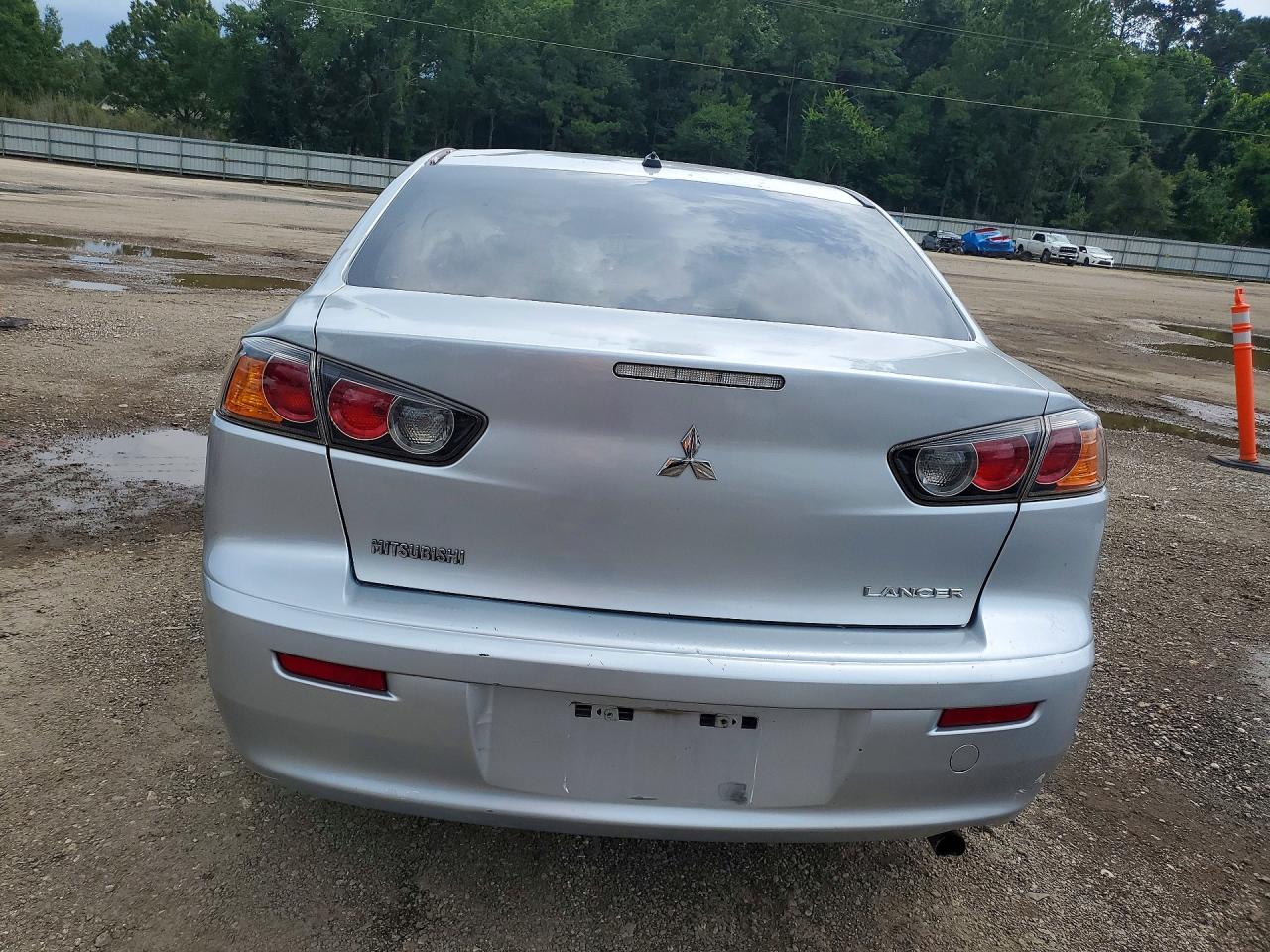 2015 Mitsubishi Lancer Es Silver vin: JA32U2FU8FU024677