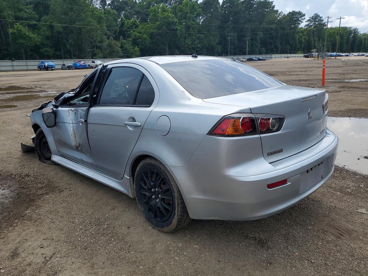 2015 Mitsubishi Lancer Es Silver vin: JA32U2FU8FU024677