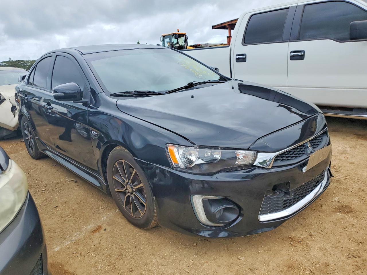 2017 Mitsubishi Lancer Es Black vin: JA32U2FU8HU007381