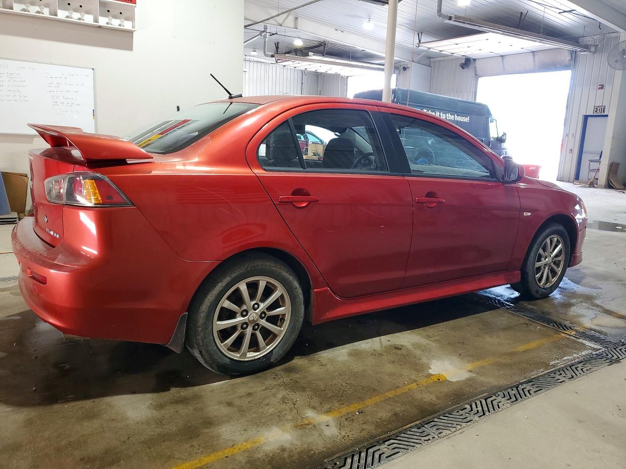 2010 Mitsubishi Lancer Es/es Sport Red vin: JA32U2FU9AU014507